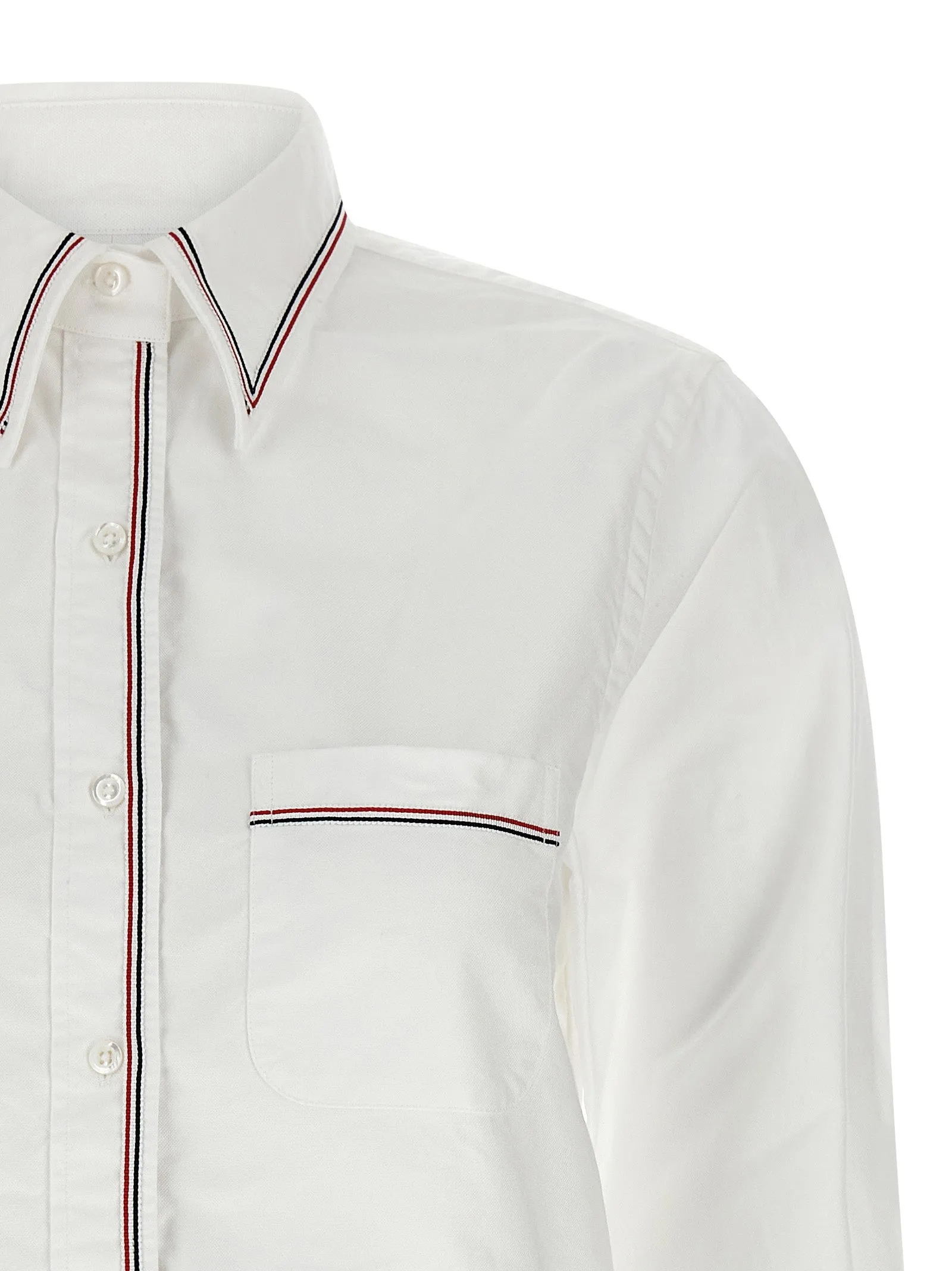 'RWB' crop tape shirt sold by Lord & Taylor product image thumbnail 3