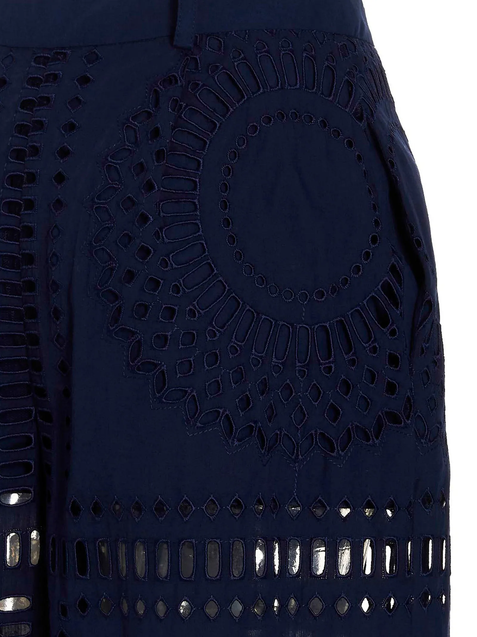 Embroidered cotton pants sold by Lord & Taylor product image thumbnail 4