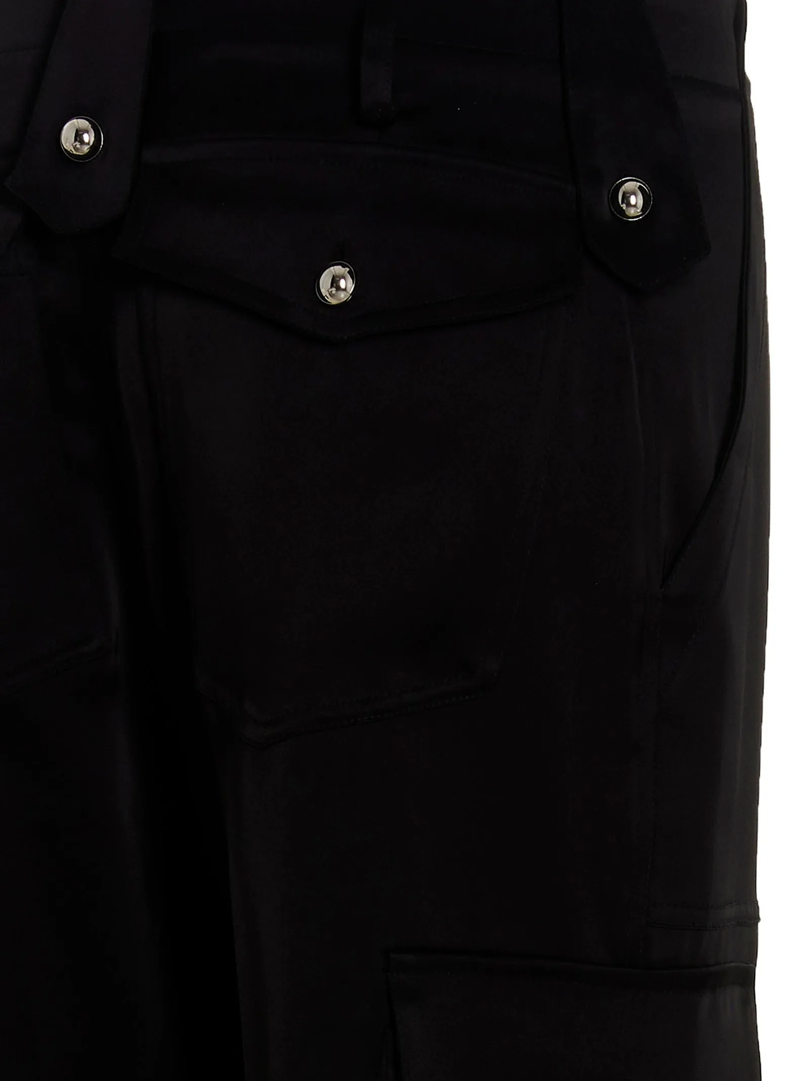 Satin cargo pants sold by Lord & Taylor product image thumbnail 4