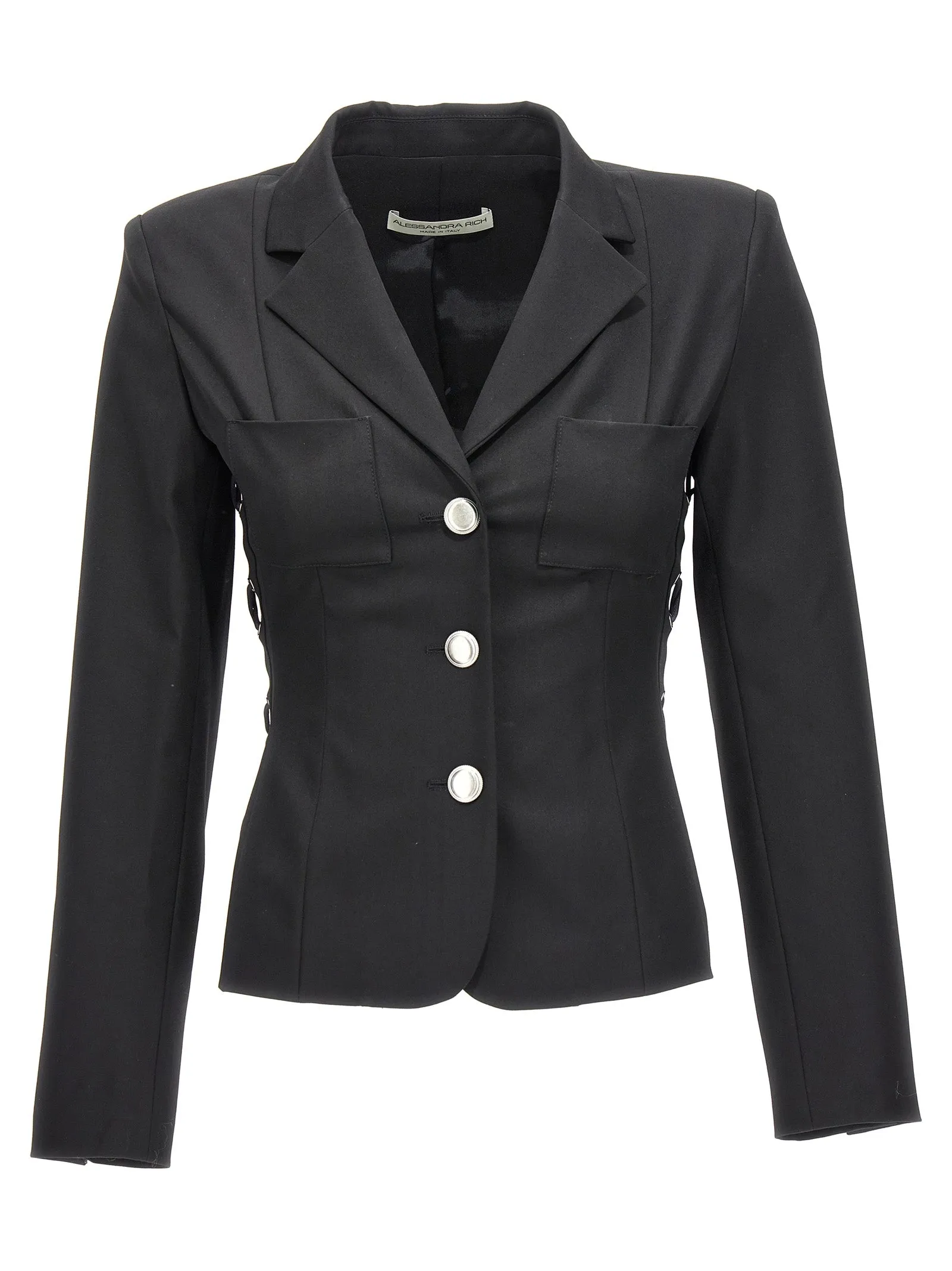Single breast lace-up blazer jacket sold by Lord & Taylor