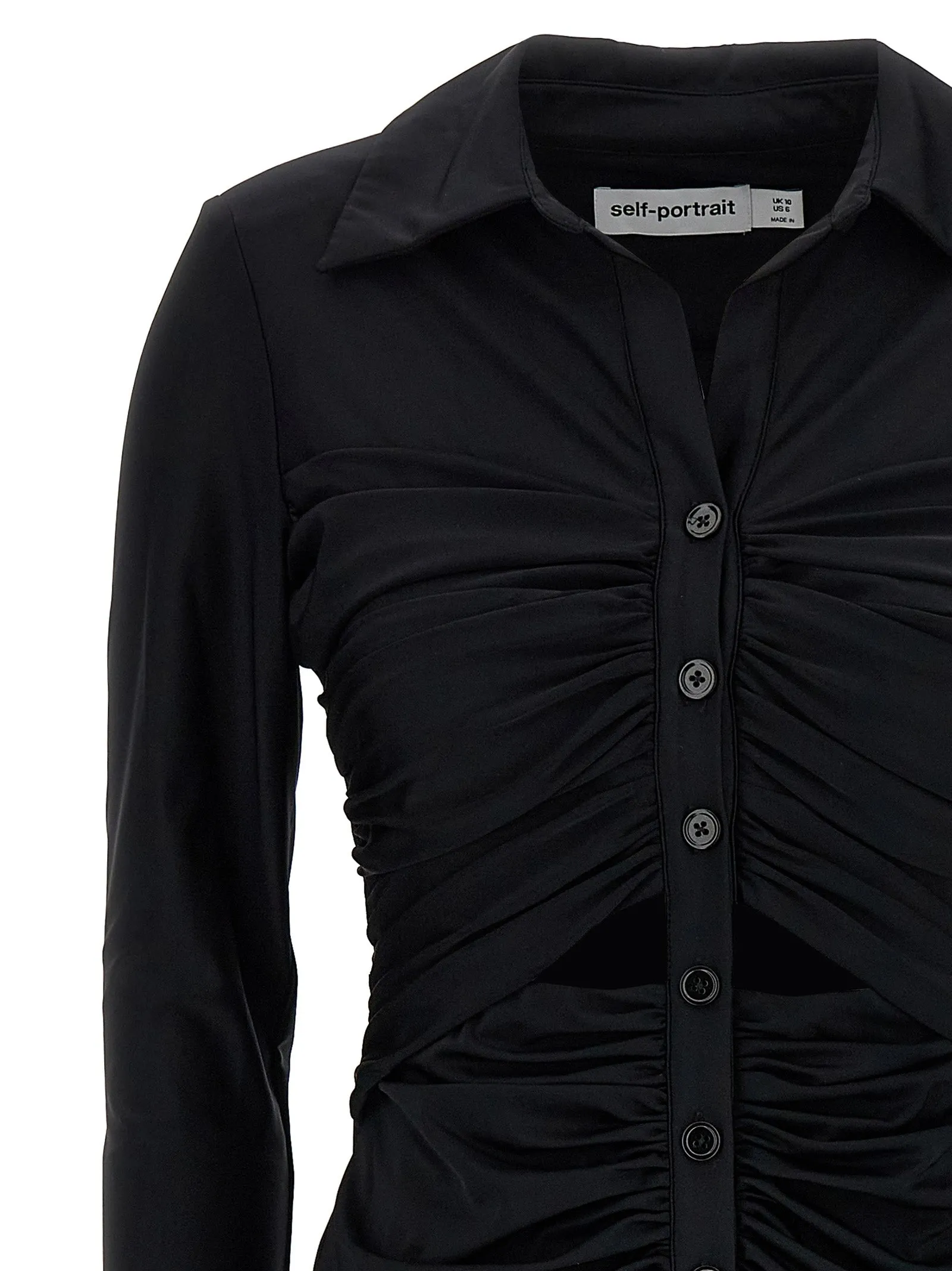 'Black Jersey Cut Out Midi' dress sold by Lord & Taylor product image thumbnail 3