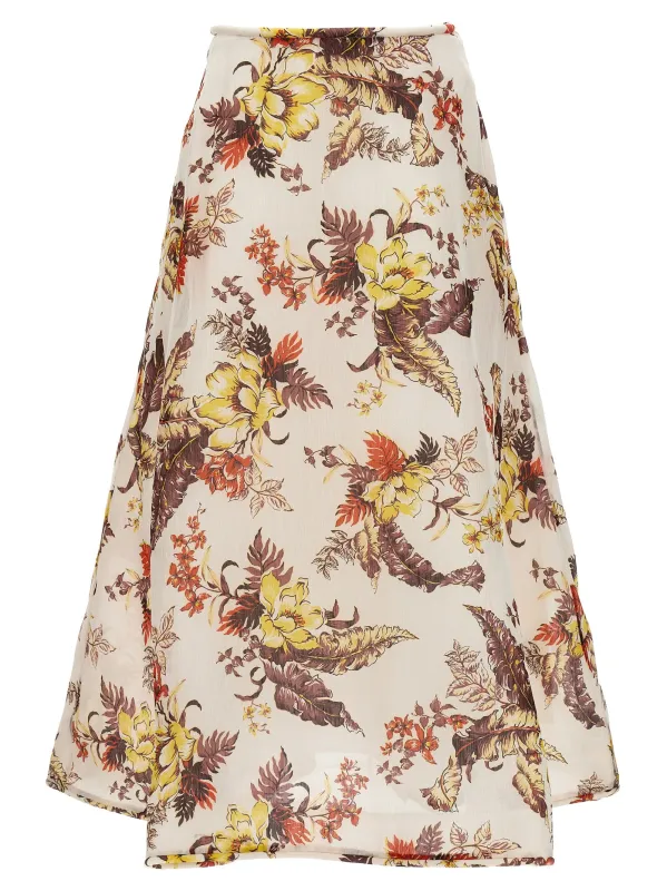 'Matchmaker Floral Flare' skirt sold by Lord & Taylor