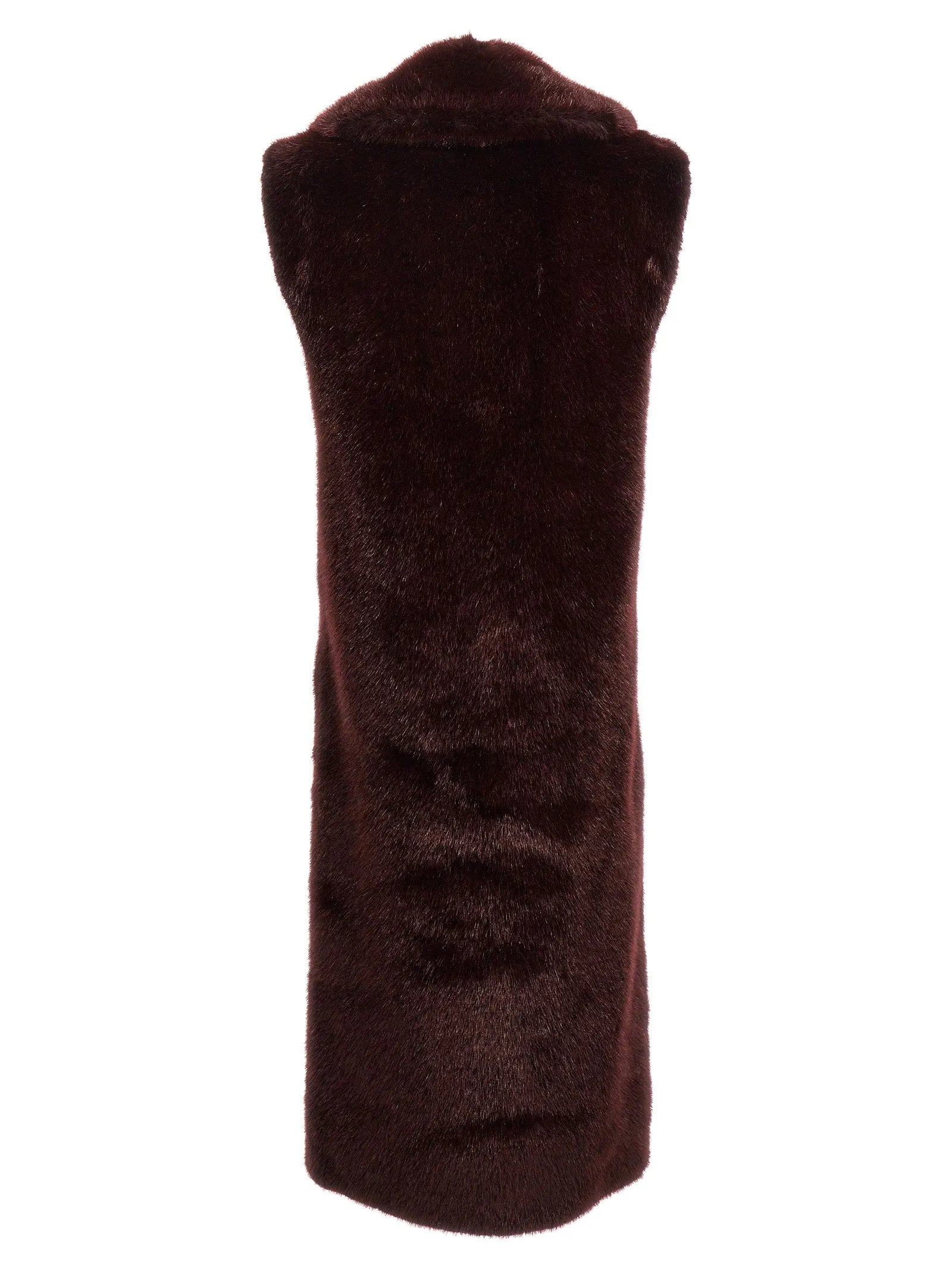 Extra long faux fur vest sold by Lord & Taylor product image thumbnail 2