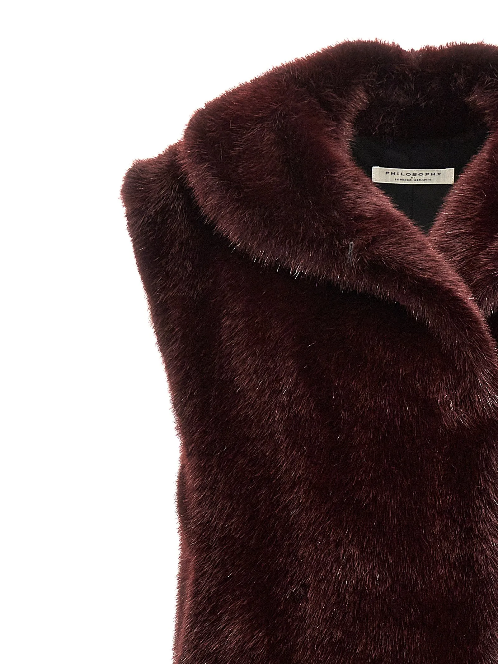 Extra long faux fur vest sold by Lord & Taylor product image thumbnail 3