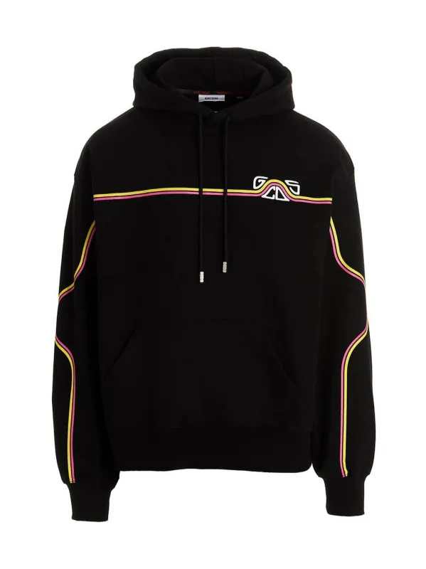 'Waved Logo' hoodie made by GCDS