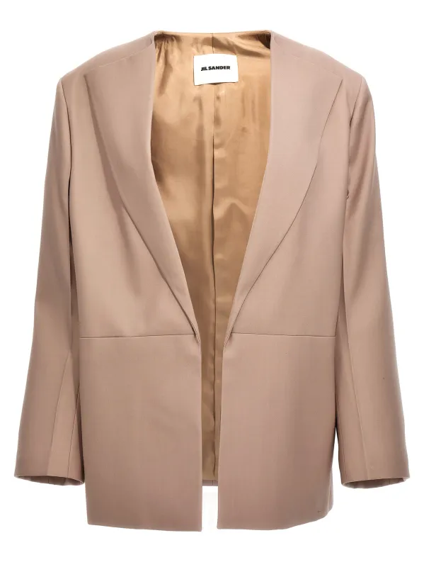 Single-breasted blazer jacket made by Jil Sander