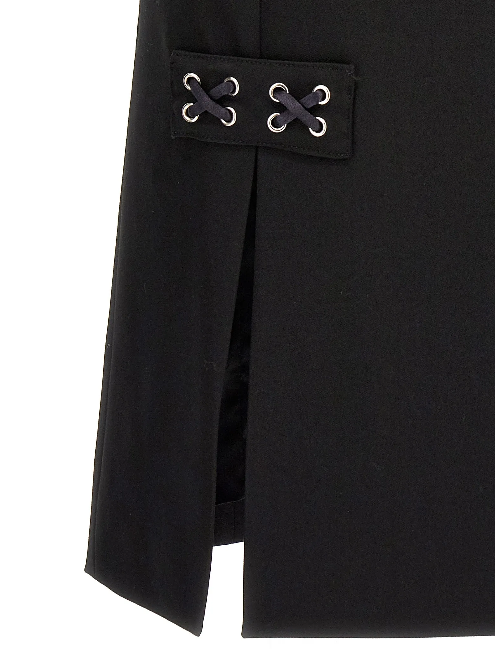 Lace-up skirt sold by Lord & Taylor product image thumbnail 4