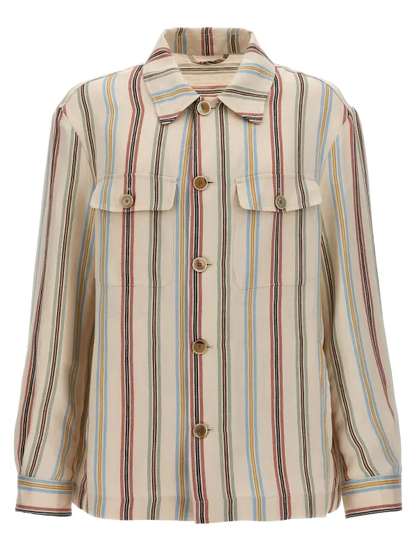 Striped overshirt made by Etro