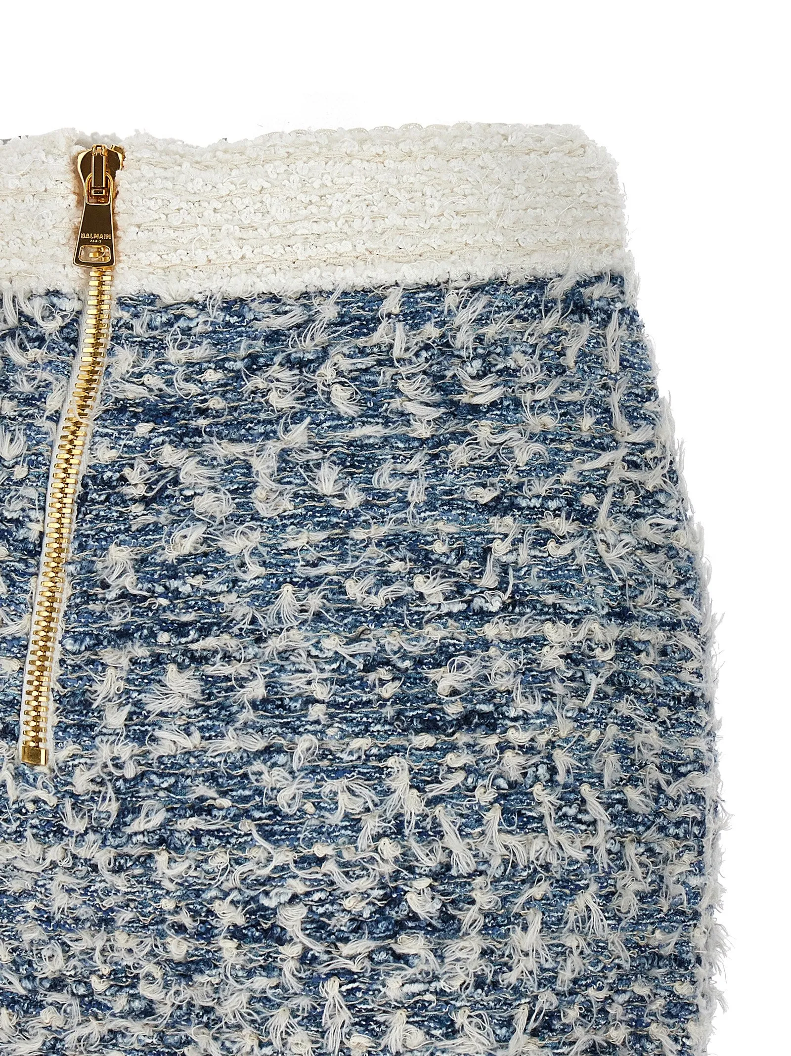 Fringed tweed skirt sold by Lord & Taylor product image thumbnail 4