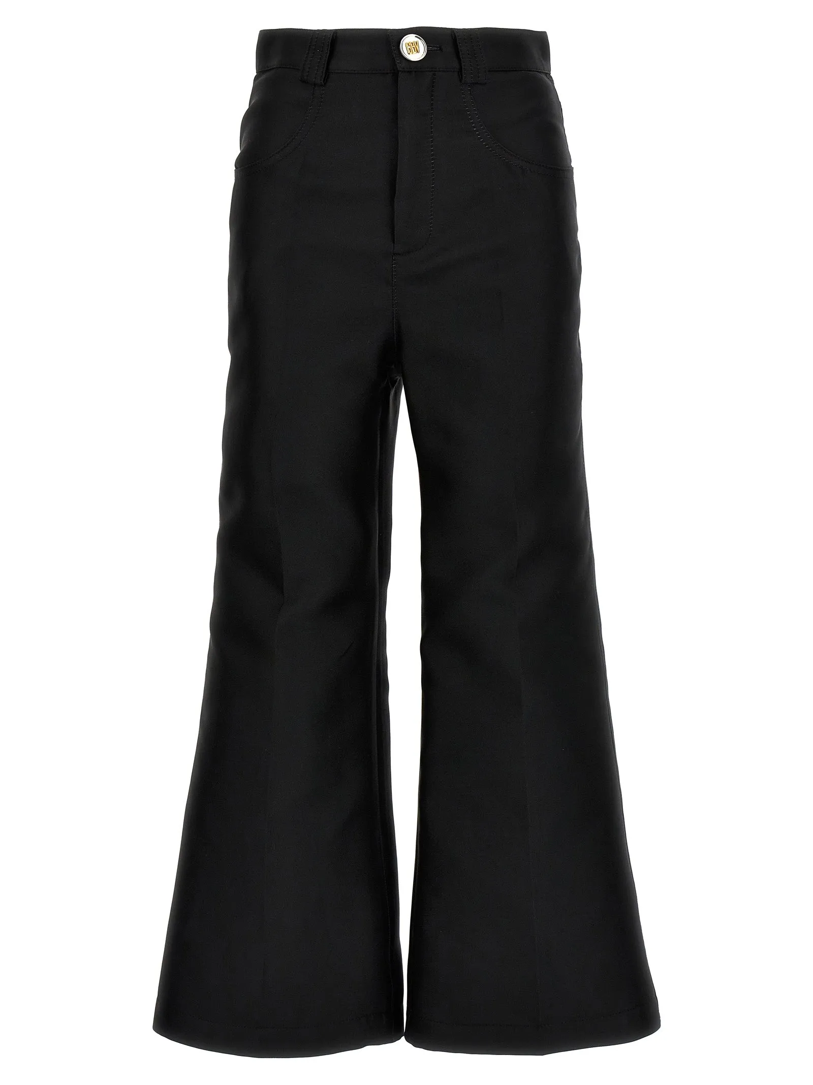 Cropped silk blend pants sold by Lord & Taylor