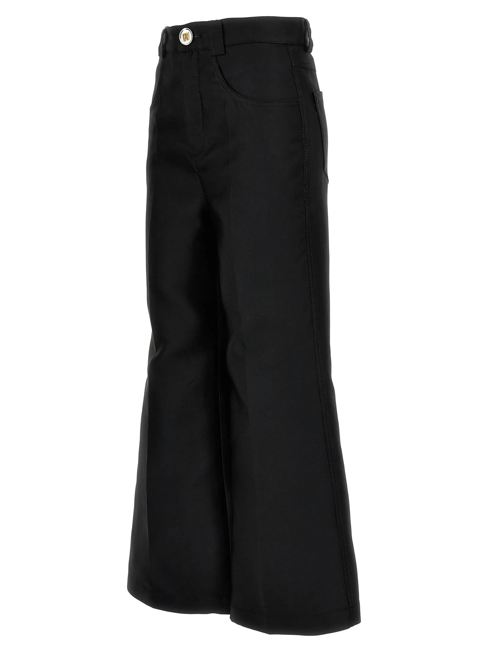 Cropped silk blend pants sold by Lord & Taylor product image thumbnail 3