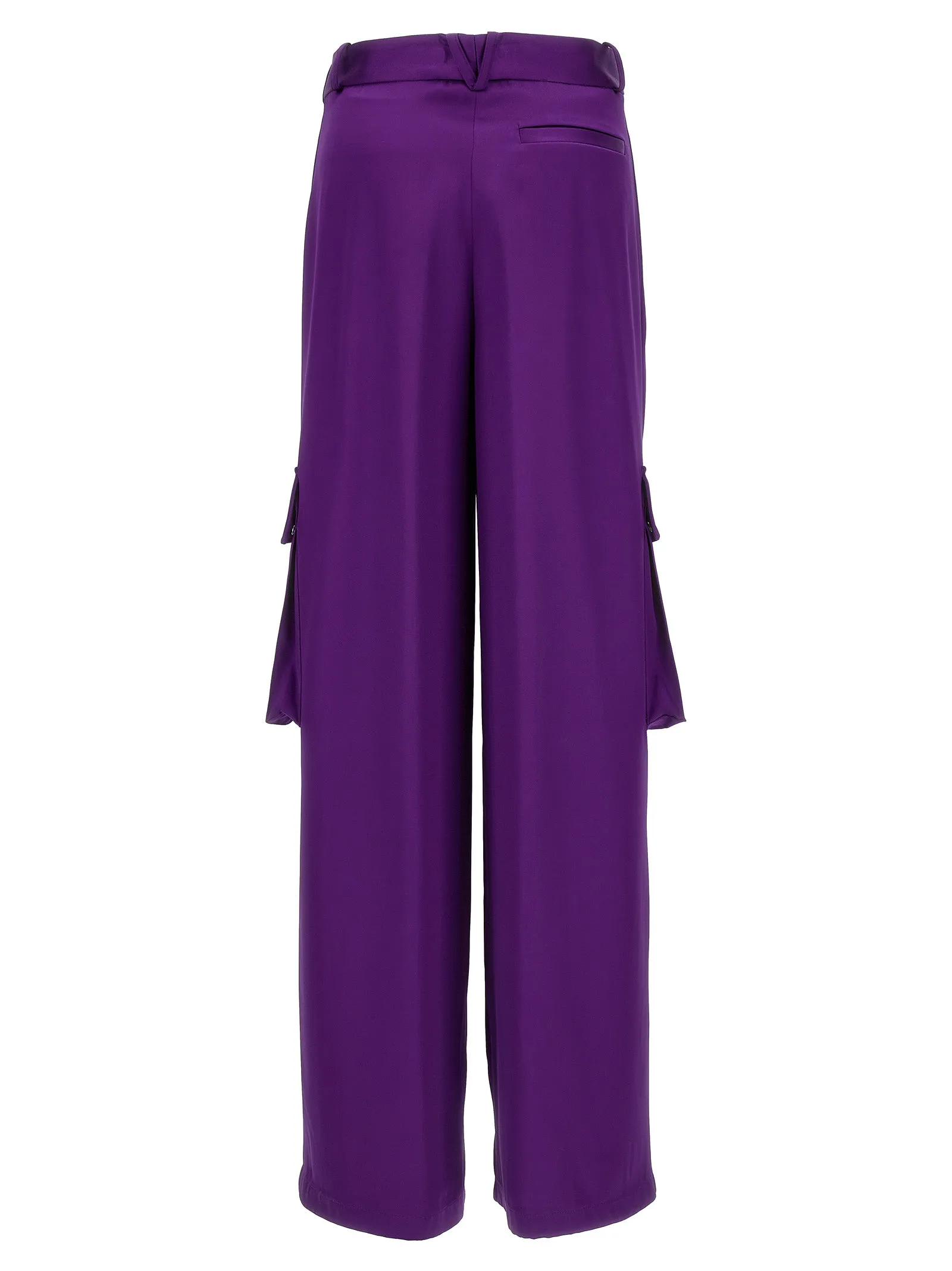 Satin cargo pants sold by Lord & Taylor product image thumbnail 2