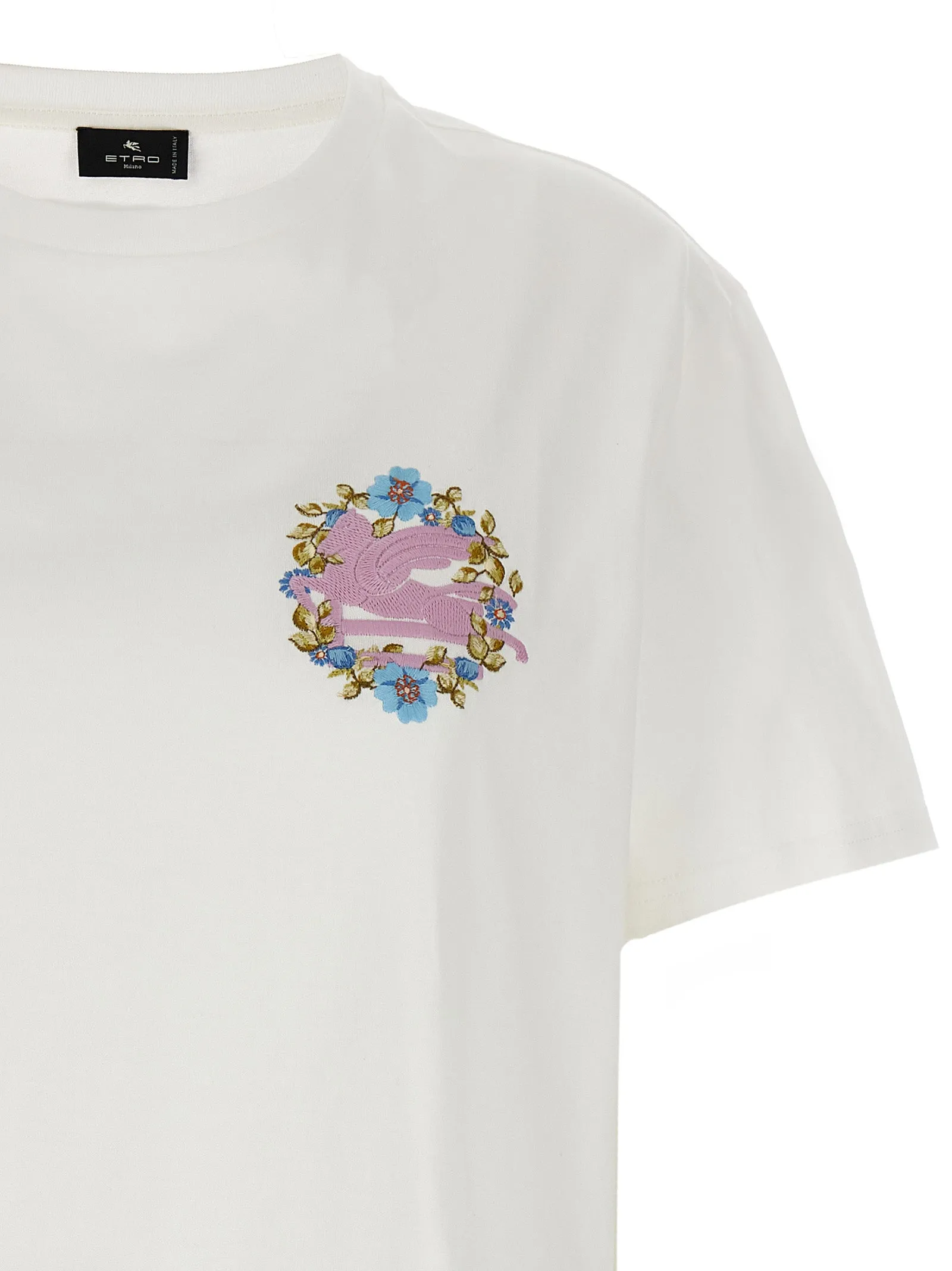 Logo embroidery t-shirt sold by Lord & Taylor product image thumbnail 3