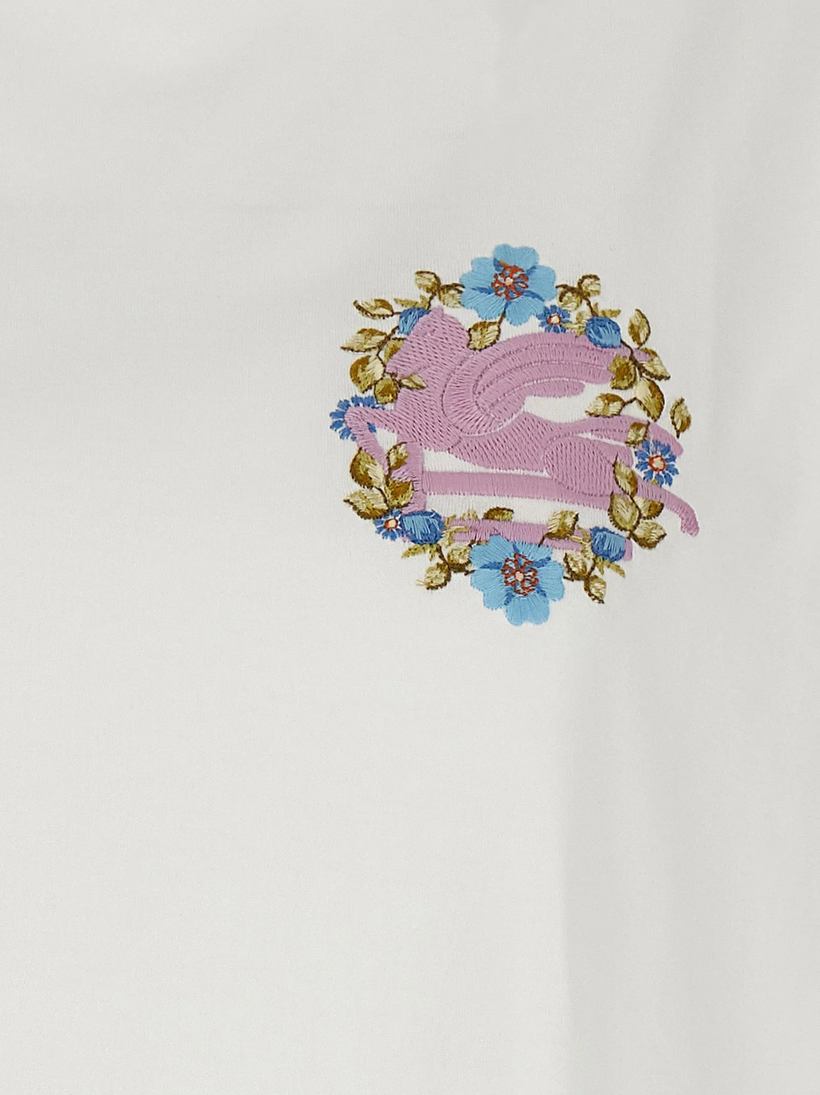 Logo embroidery t-shirt sold by Lord & Taylor product image thumbnail 4