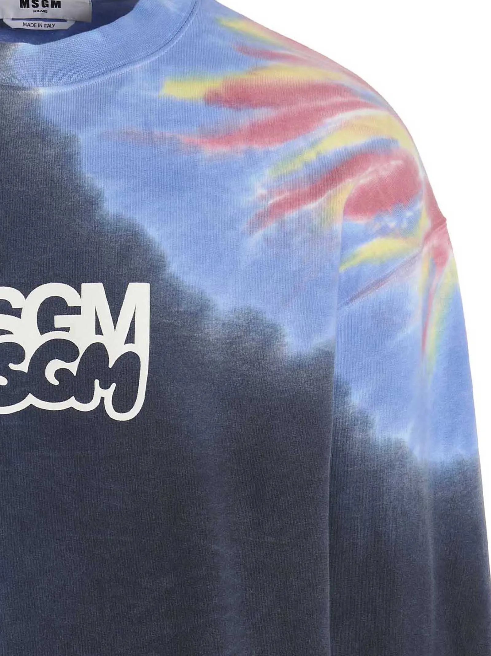 Logo print tie dye sweatshirt by Burro Studio sold by Lord & Taylor product image thumbnail 3