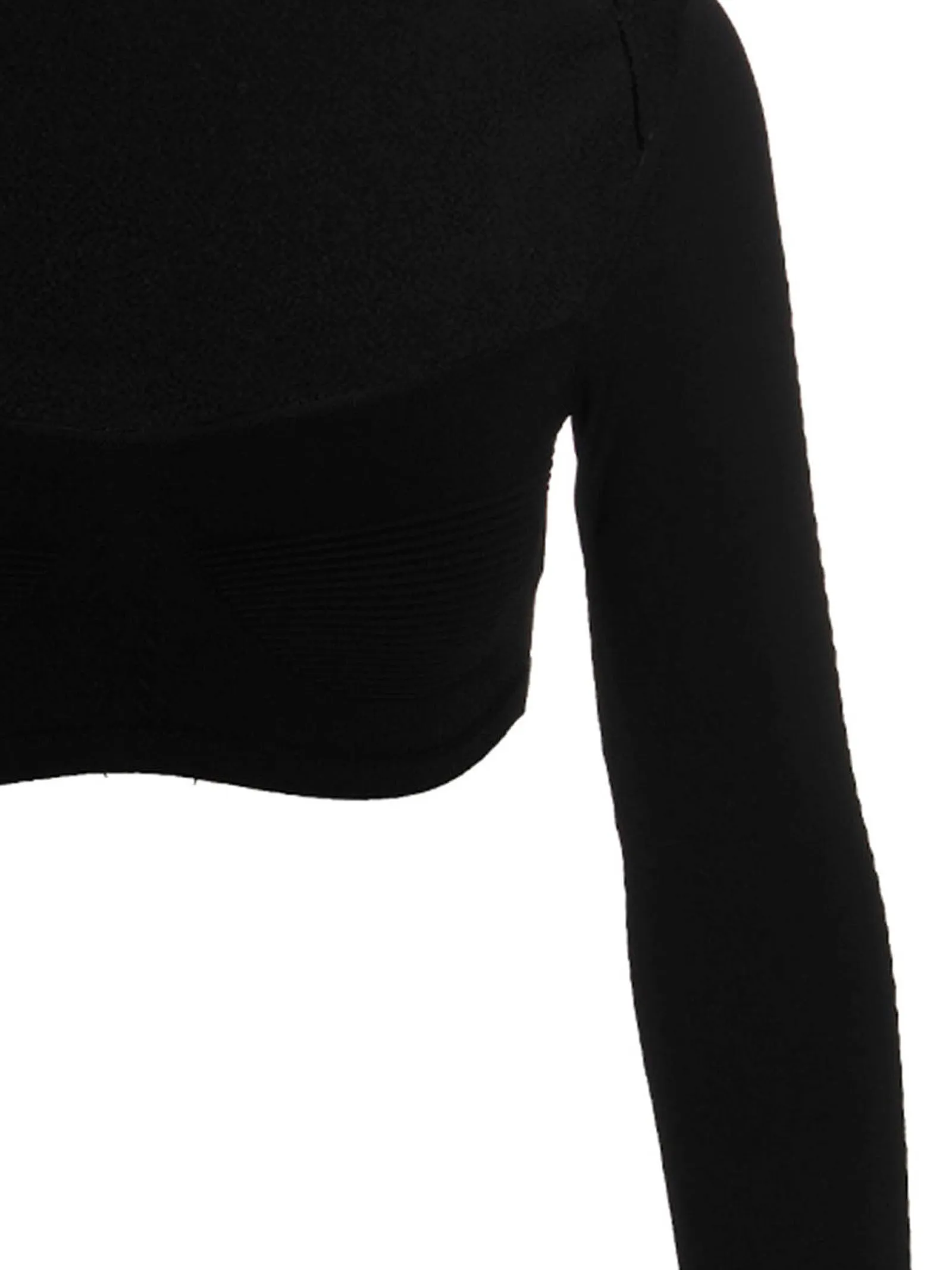 Ribbed cropped sweater sold by Lord & Taylor product image thumbnail 3