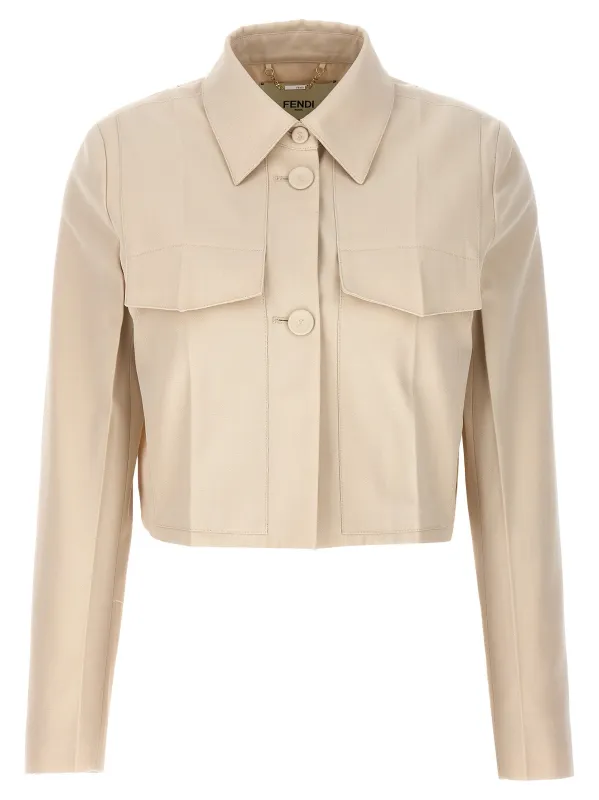 Tailored crop jacket sold by Lord & Taylor