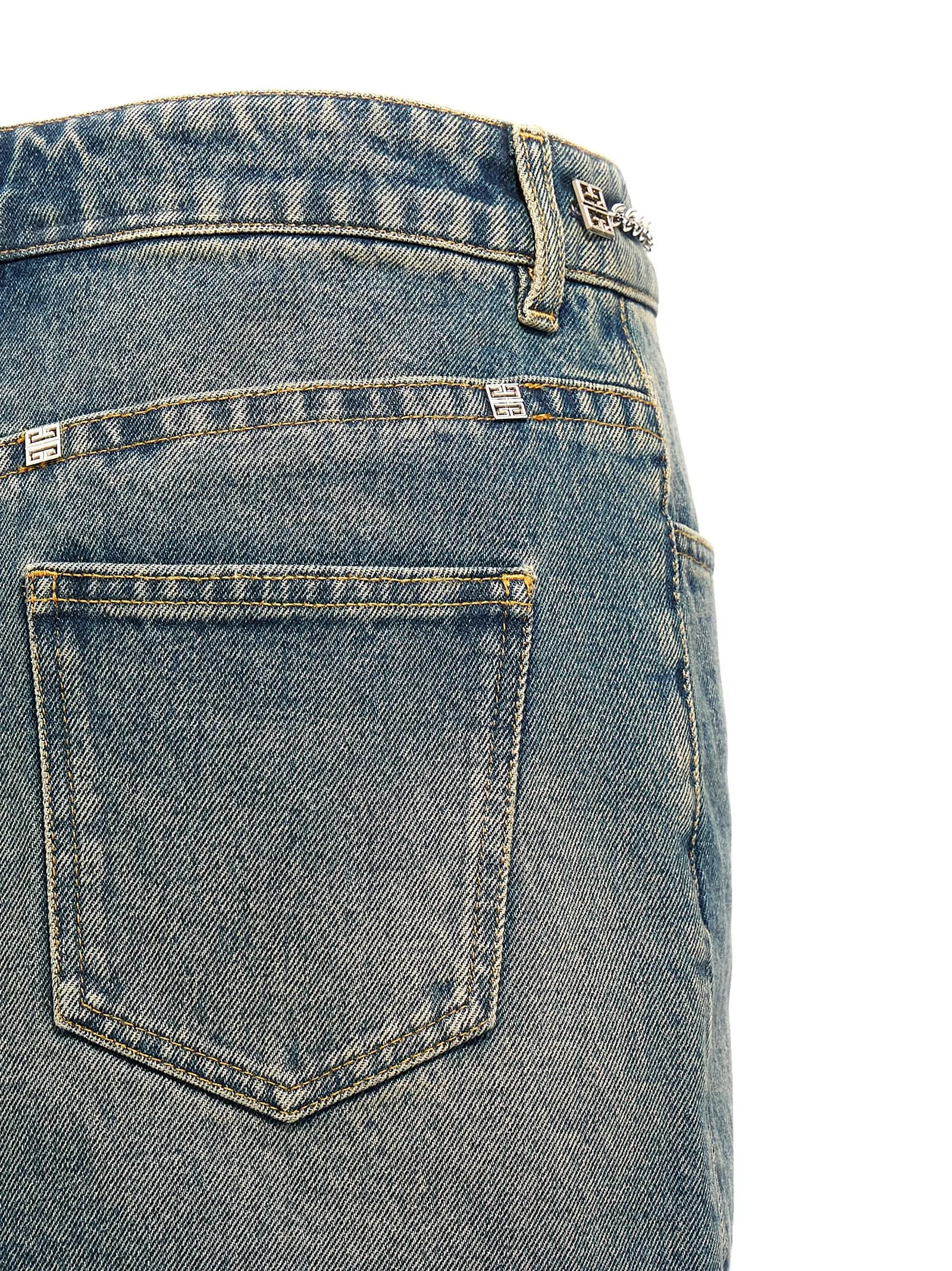 Denim mini skirt sold by Lord & Taylor product image thumbnail 4