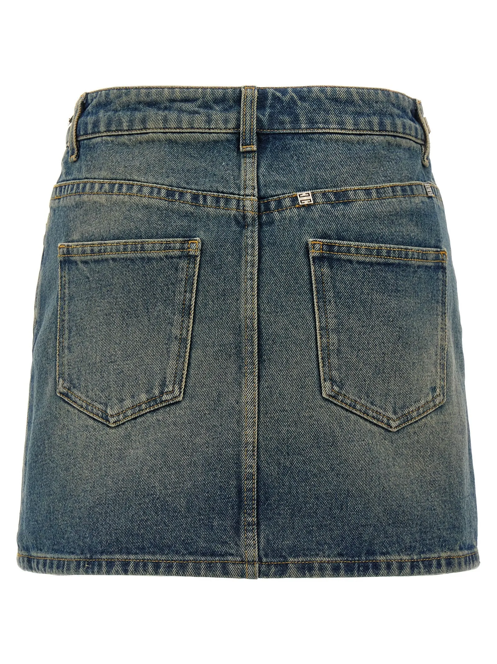 Denim mini skirt sold by Lord & Taylor product image thumbnail 2