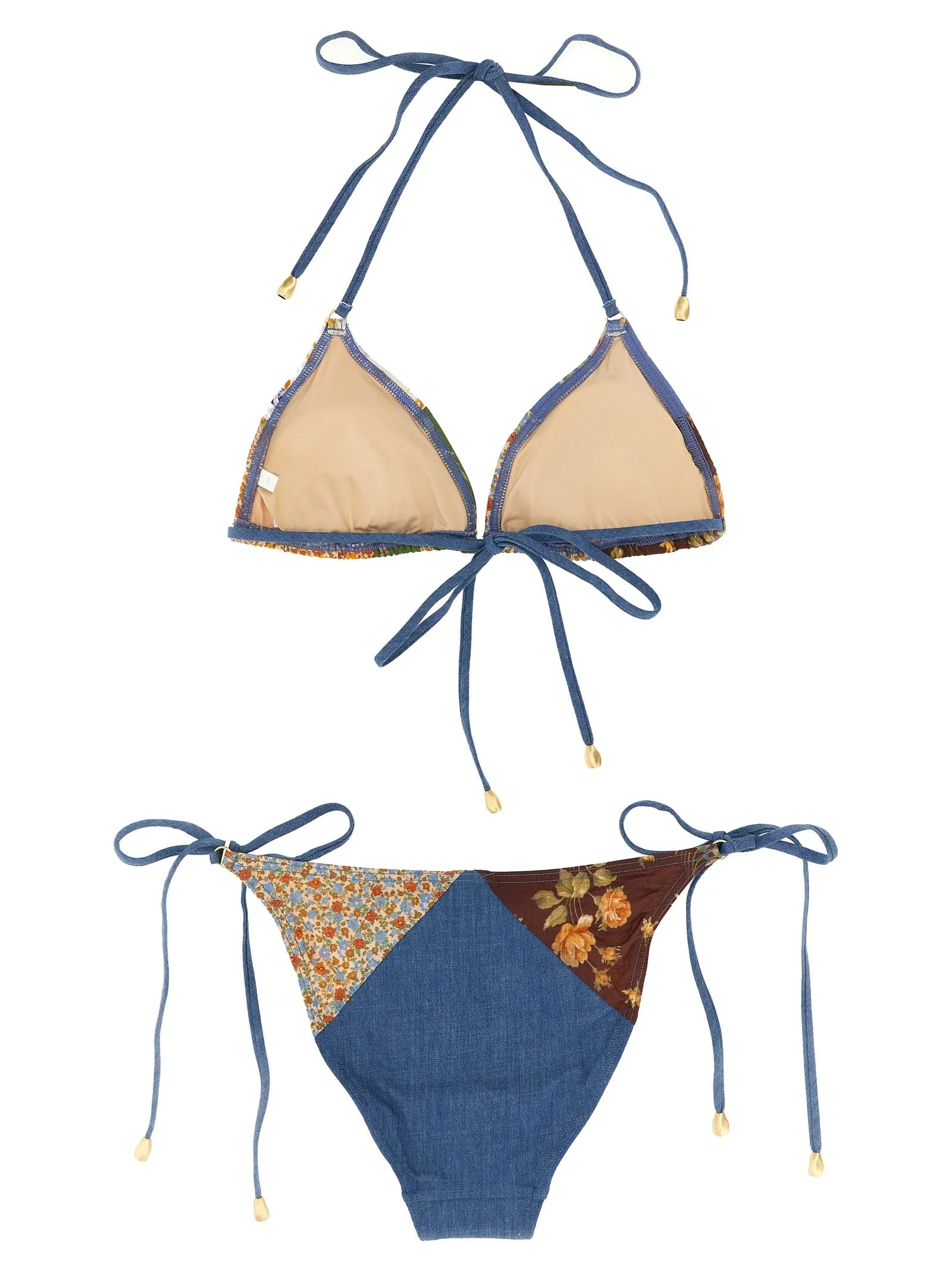 'Lucky Cotton Mini Tri' bikini sold by Lord & Taylor product image thumbnail 2