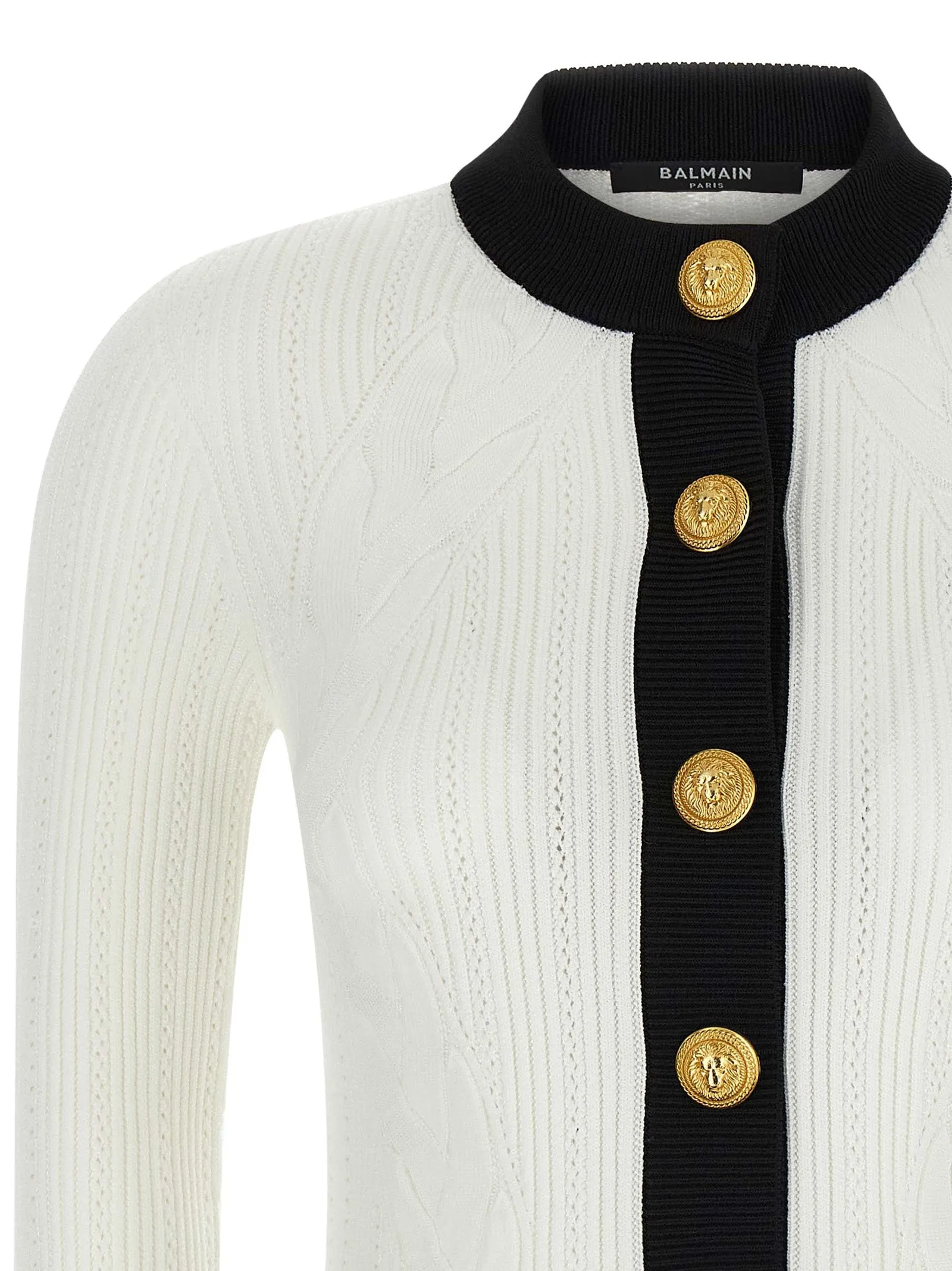 Two-tone cardigan sold by Lord & Taylor product image thumbnail 3