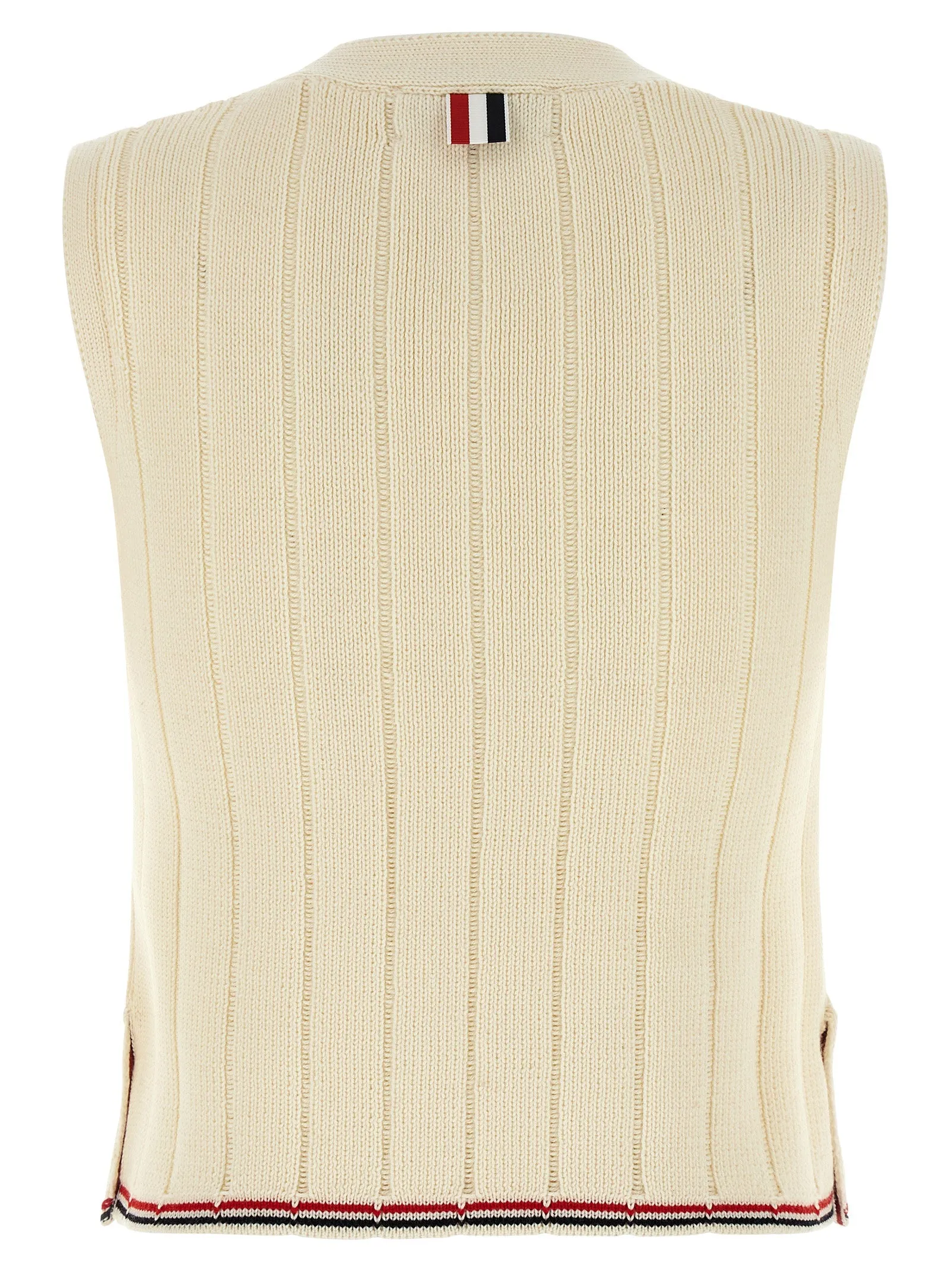 RWB intarsia vest sold by Lord & Taylor product image thumbnail 2