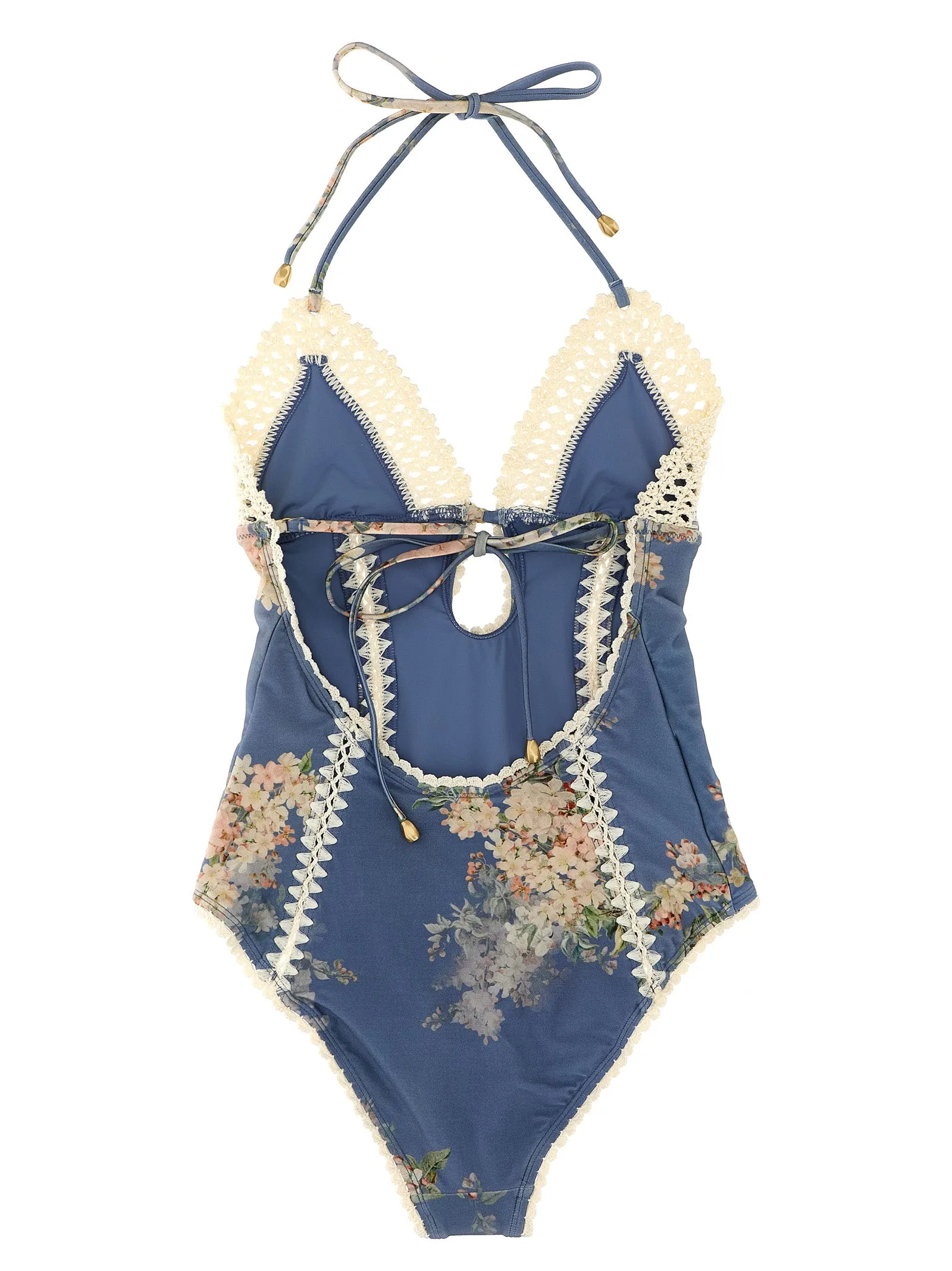 'Cascadian Keyhole Crochet' one-piece swimsuit sold by Lord & Taylor product image thumbnail 2