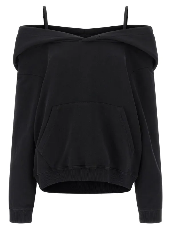 Off-shoulder hoodie sold by Lord & Taylor