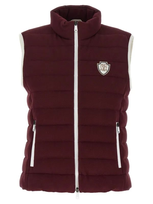 Logo vest sold by Lord & Taylor