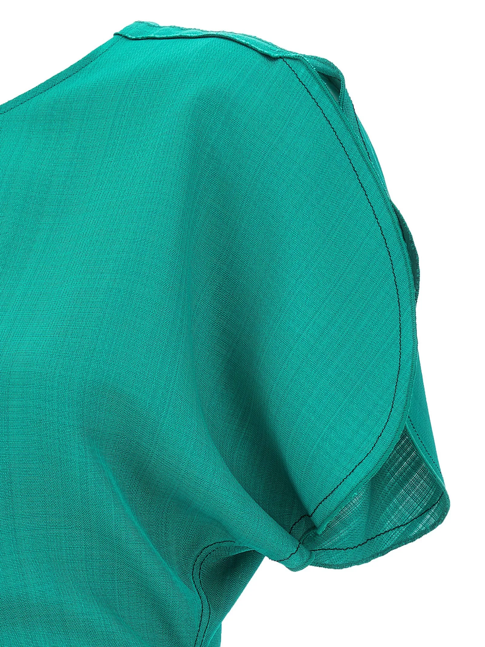 'Gathered Waist Midi' dress sold by Lord & Taylor product image thumbnail 4