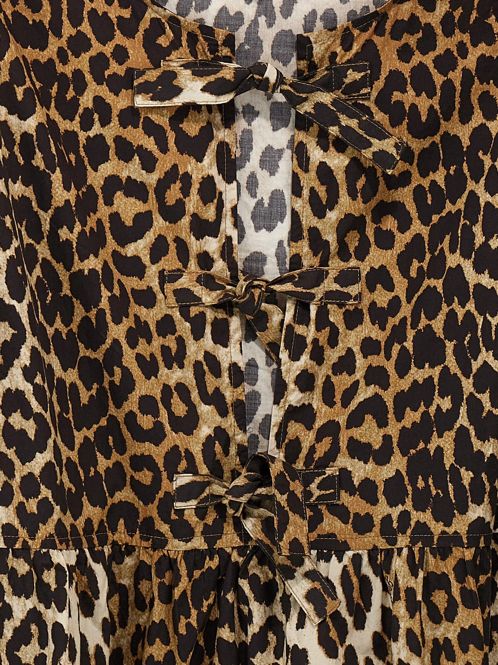 Leopard poplin dress sold by Lord & Taylor product image thumbnail 4
