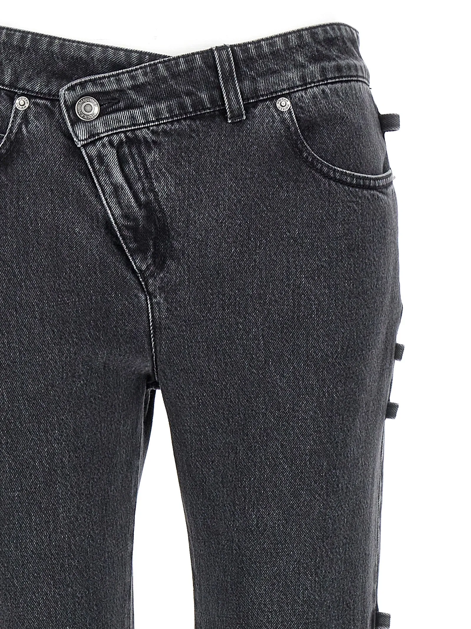Jeans asymmetric closure sold by Lord & Taylor product image thumbnail 3