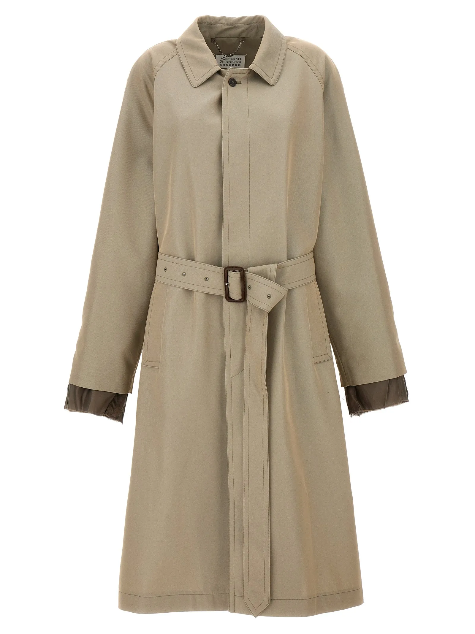 Long single-breasted trench coat sold by Lord & Taylor