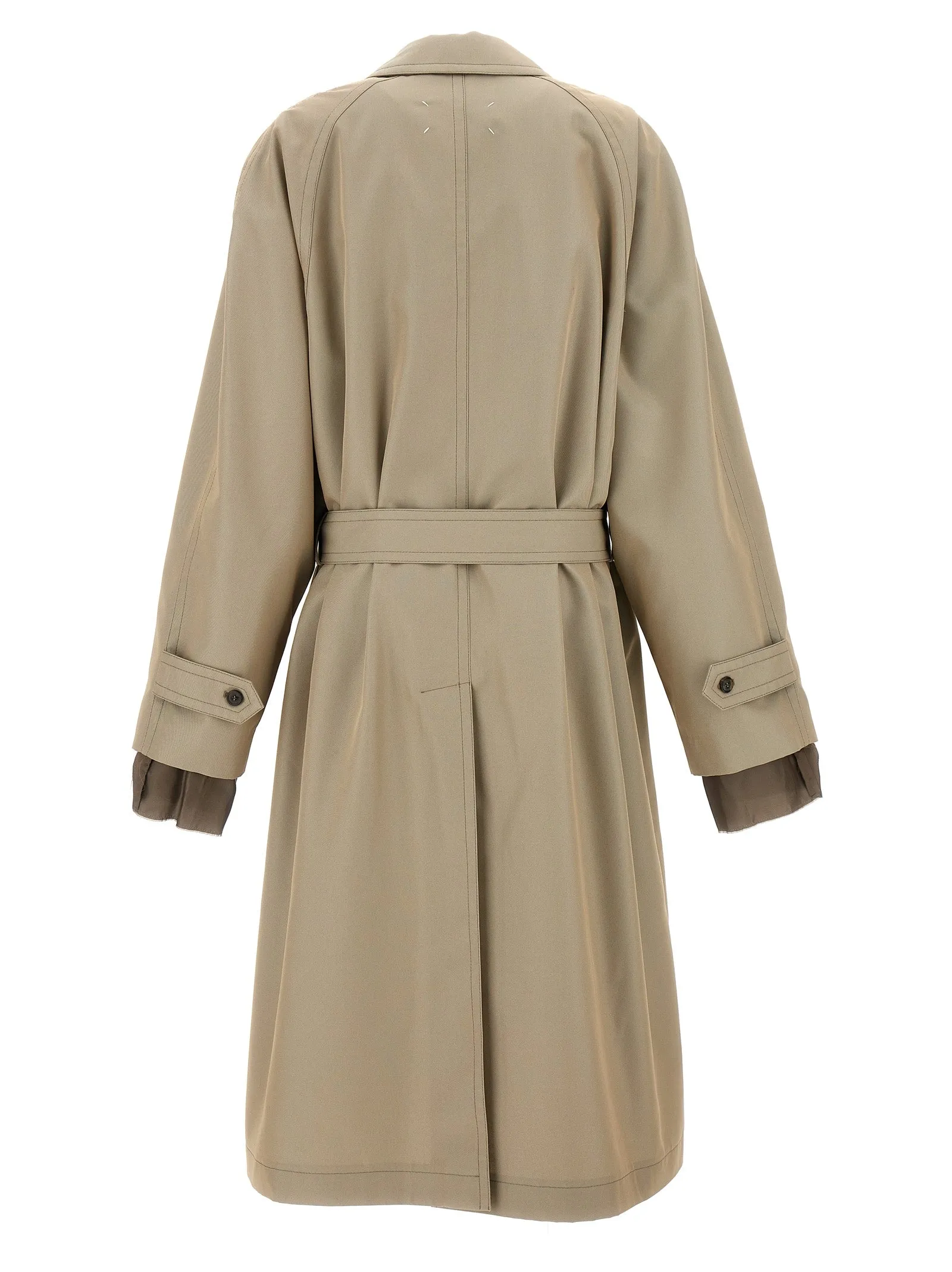 Long single-breasted trench coat sold by Lord & Taylor product image thumbnail 2