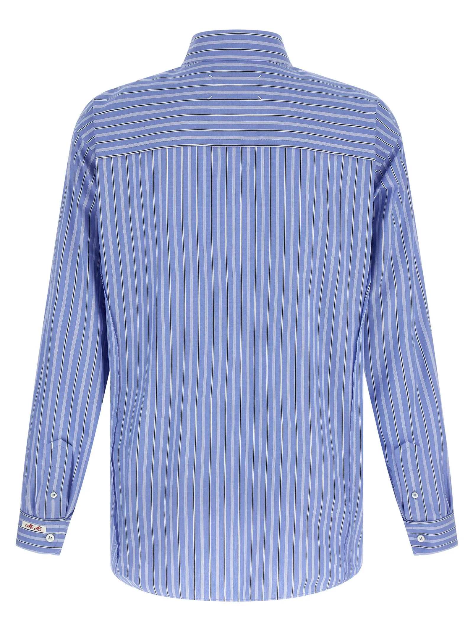 Striped cotton shirt sold by Lord & Taylor product image thumbnail 2