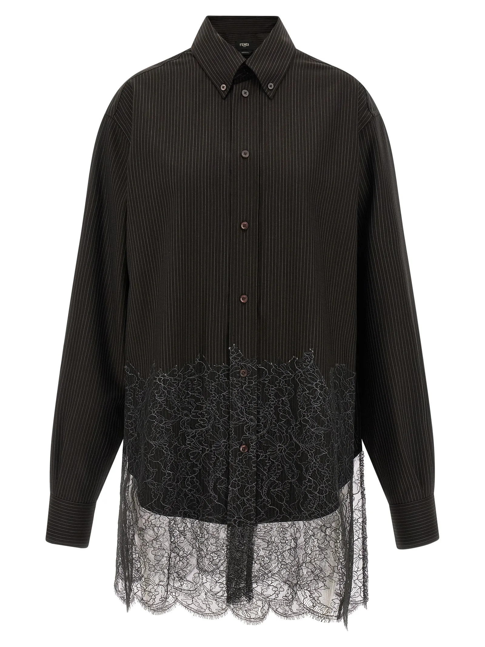 Wool and lace shirt sold by Lord & Taylor