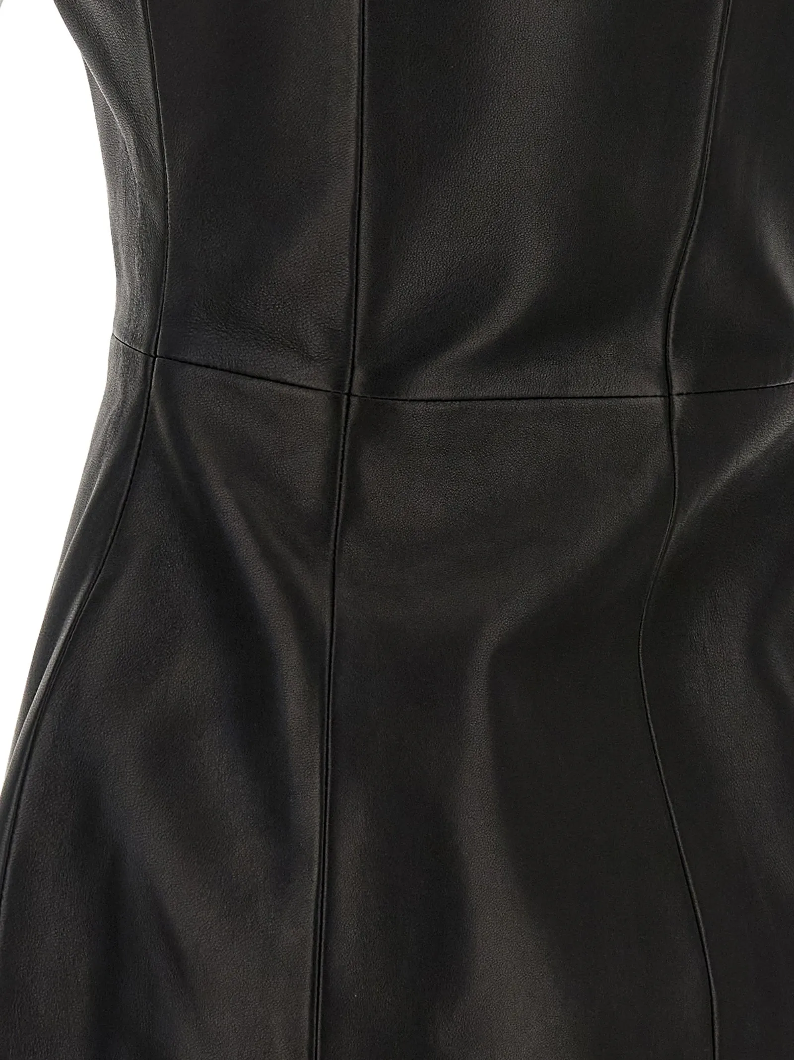 Maxi zip leather dress sold by Lord & Taylor product image thumbnail 4