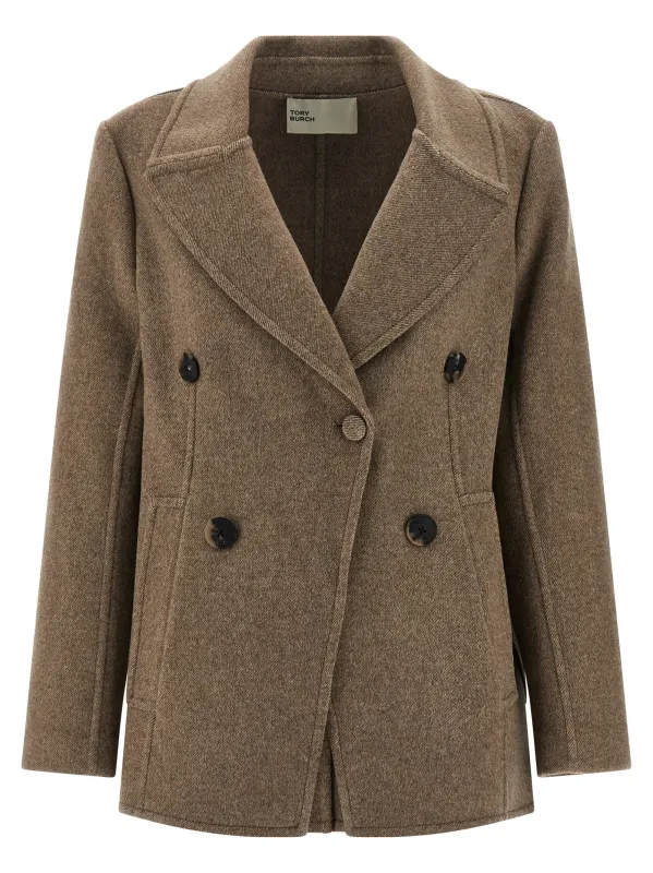 Wool coat made by Tory Burch
