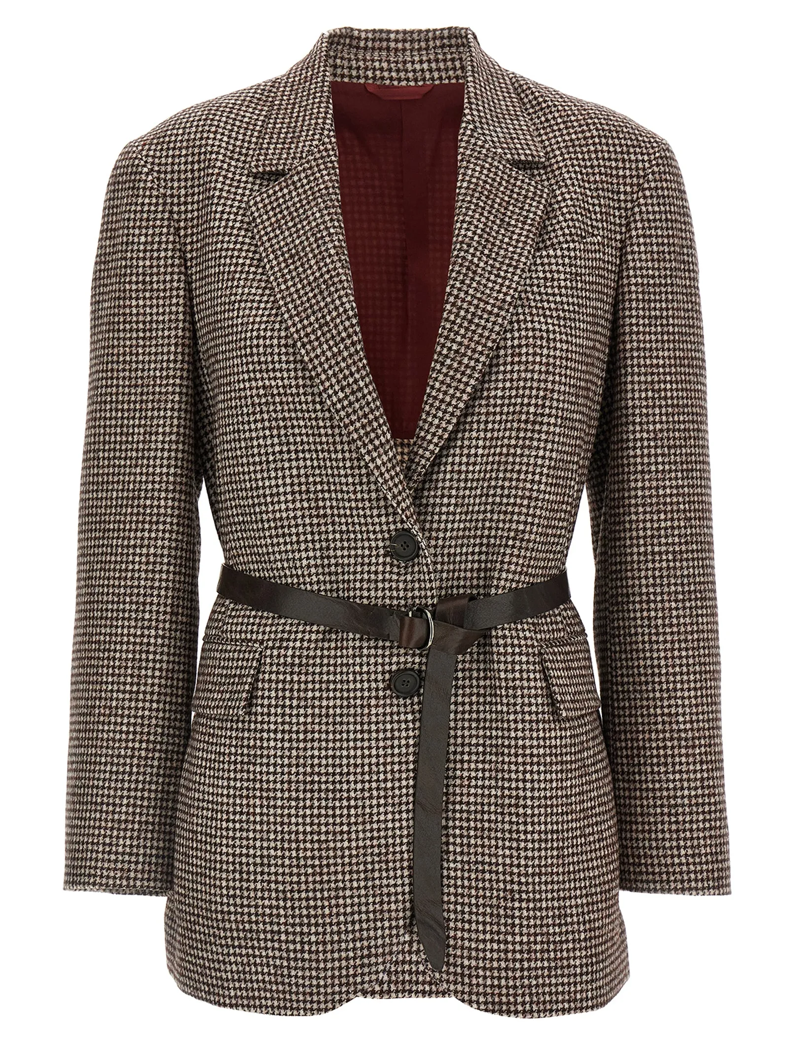 Houndstooth blazer sold by Lord & Taylor