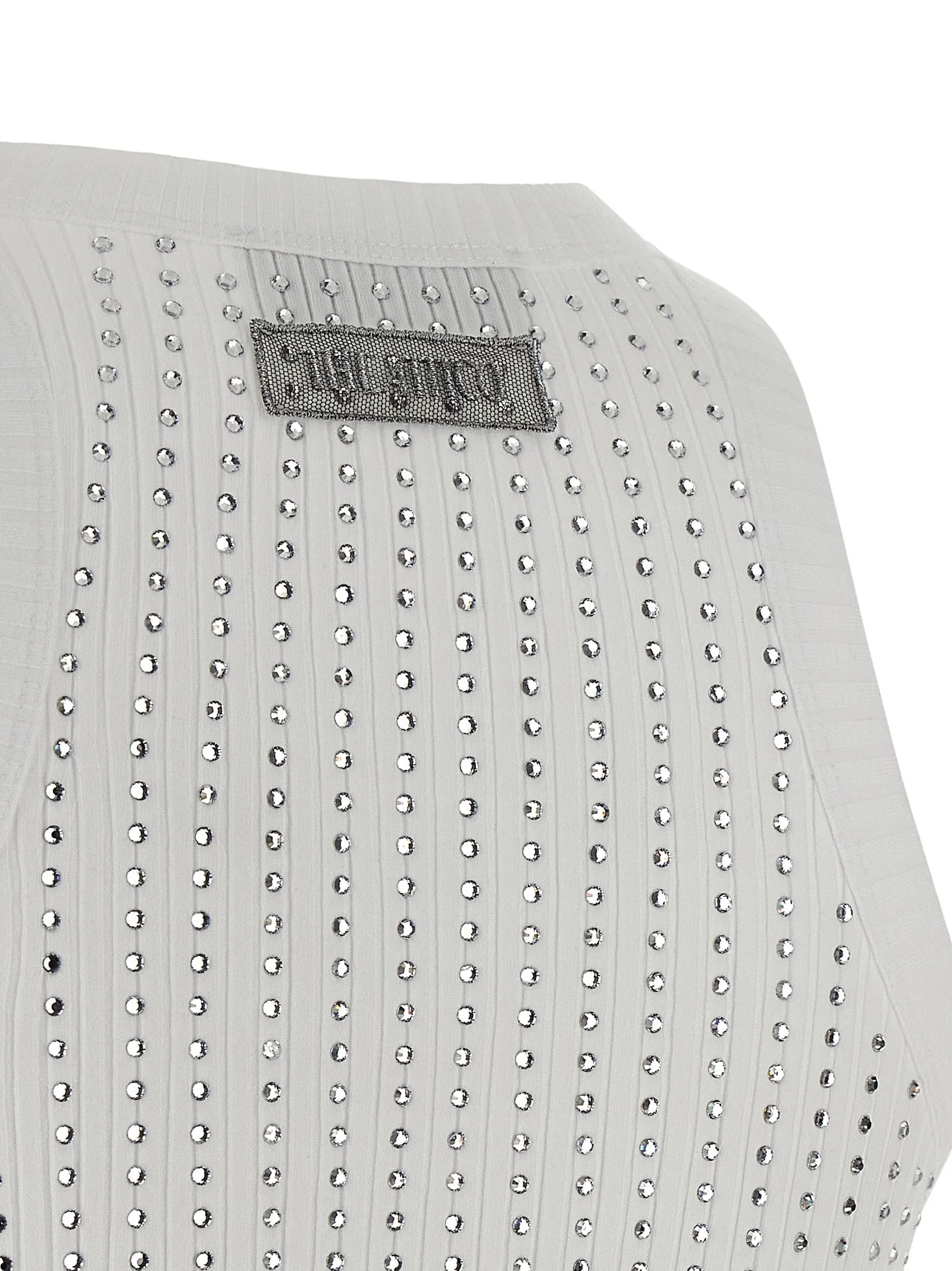 Rhinestone tank top sold by Lord & Taylor product image thumbnail 4