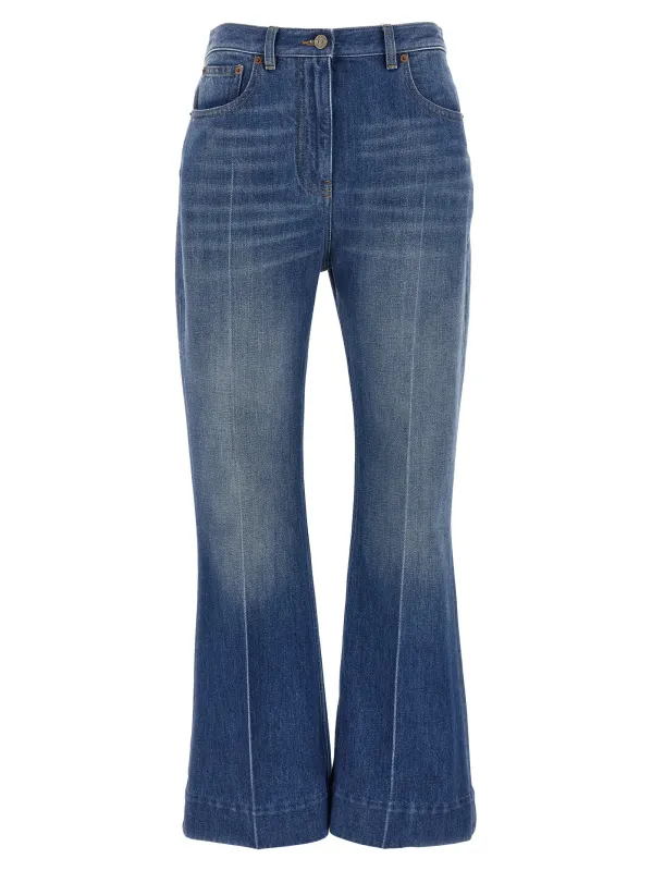 Flared jeans made by Valentino Garavani