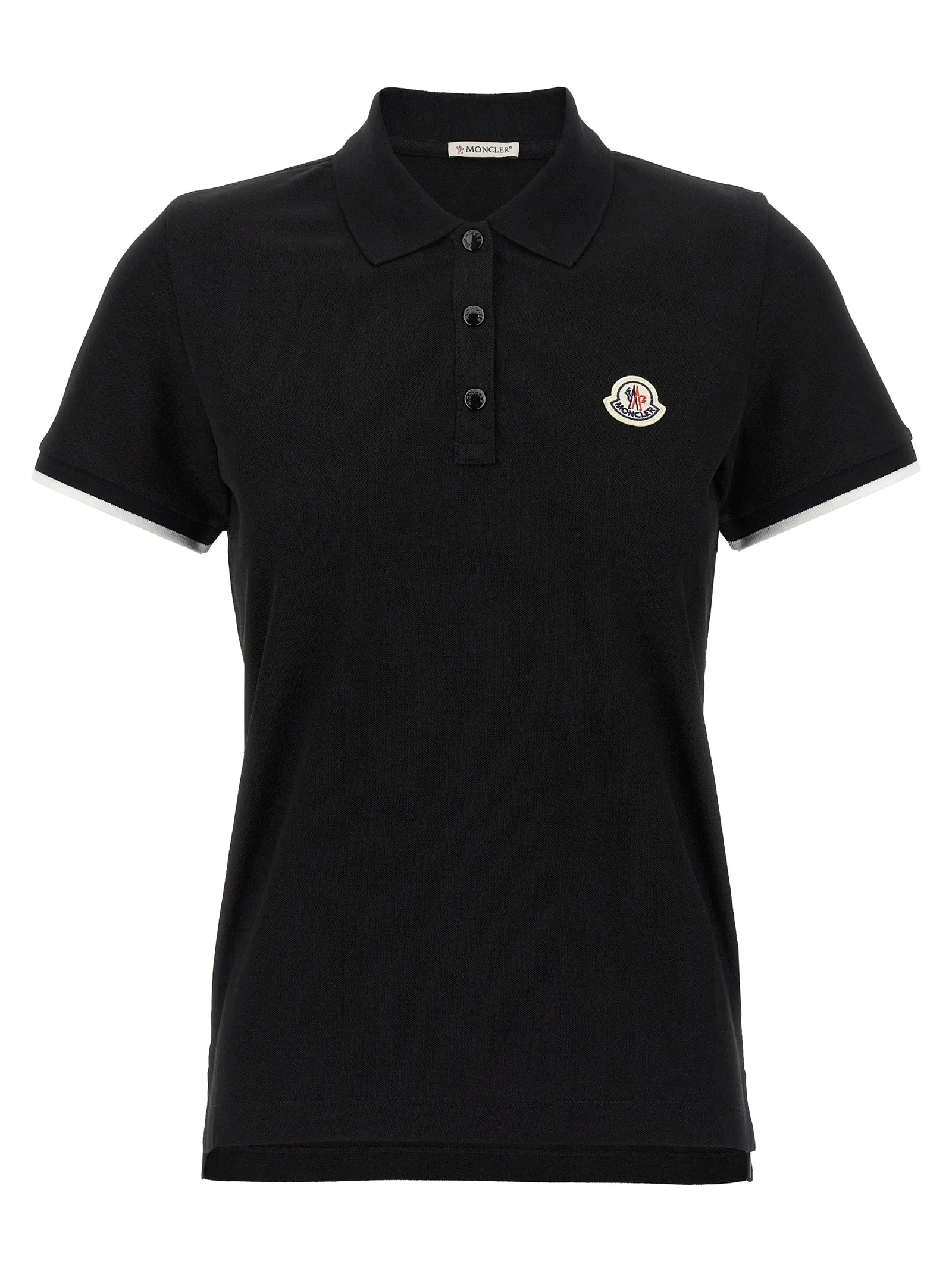 Logo patch polo shirt sold by Lord & Taylor