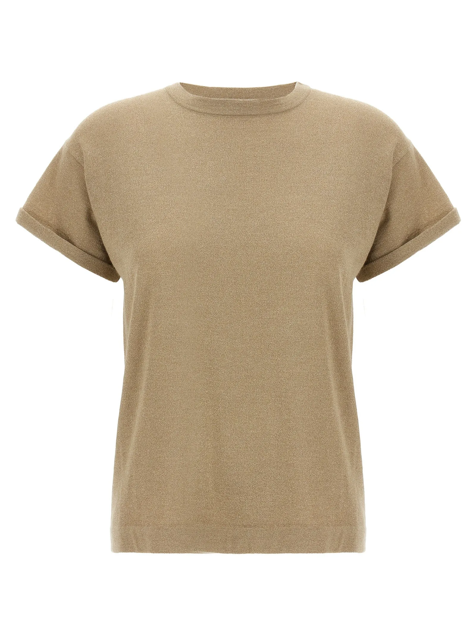 Lamé cashmere t-shirt sold by Lord & Taylor