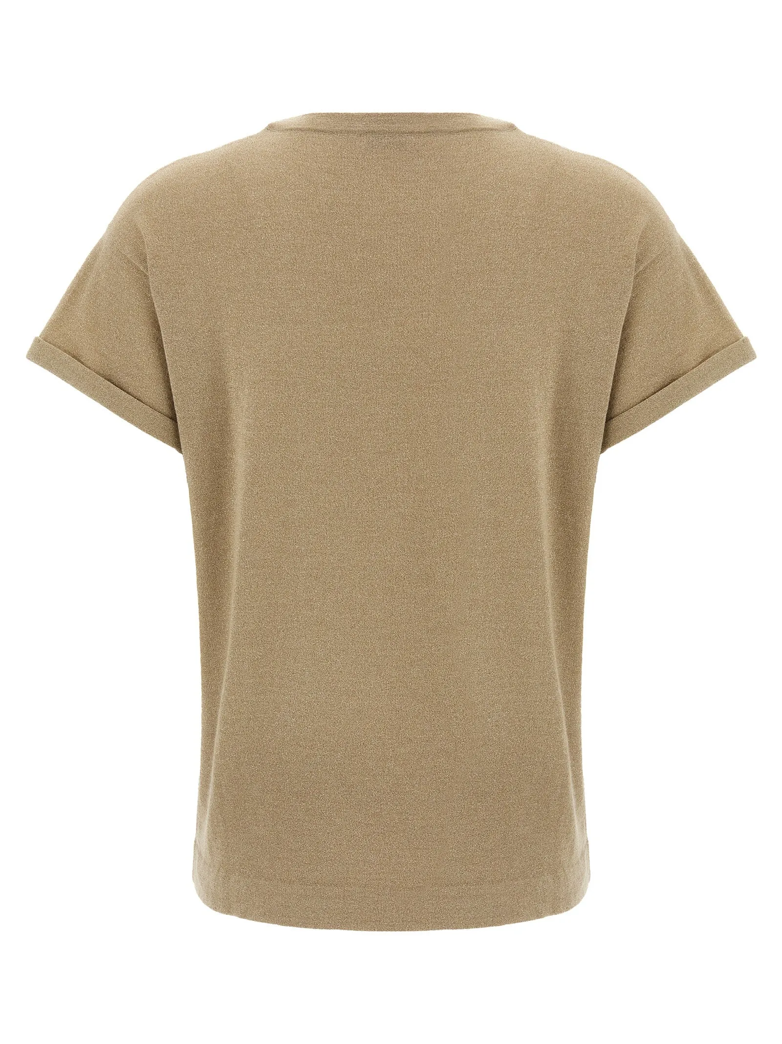 Lamé cashmere t-shirt sold by Lord & Taylor product image thumbnail 2