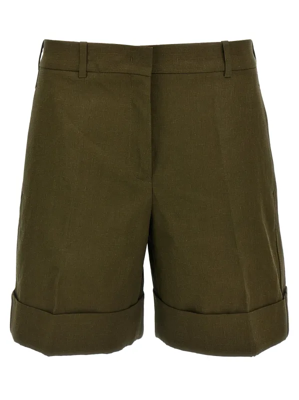 Linen bermuda shorts made by Jil Sander