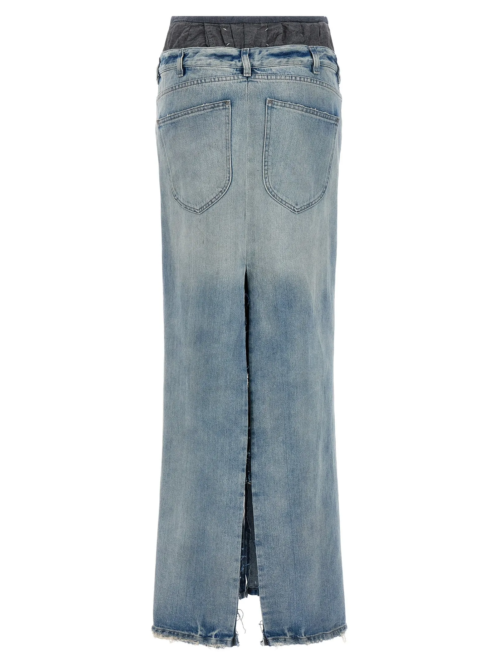 Slits denim skirt sold by Lord & Taylor product image thumbnail 2