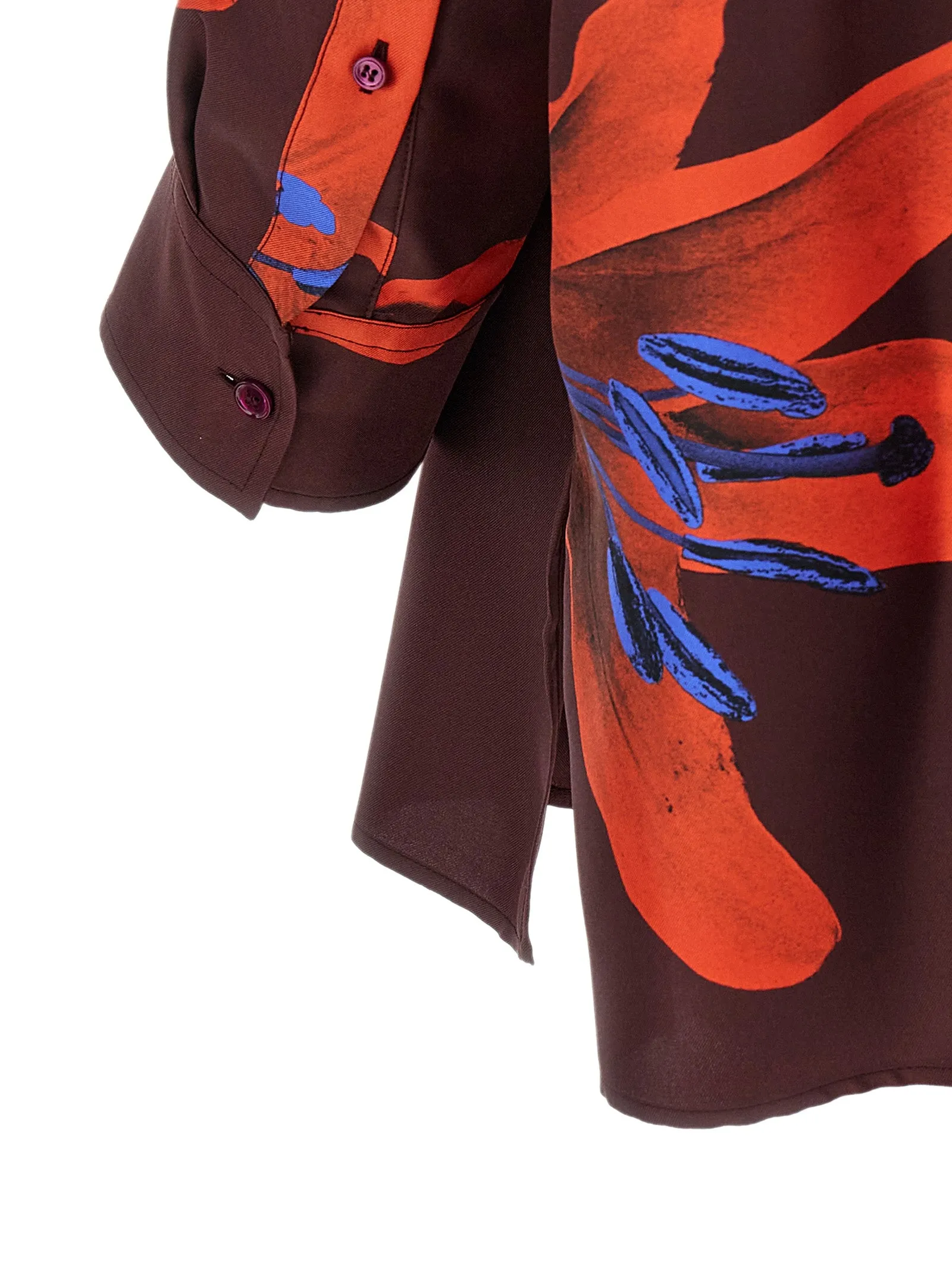 'Flame Lily' shirt sold by Lord & Taylor product image thumbnail 4