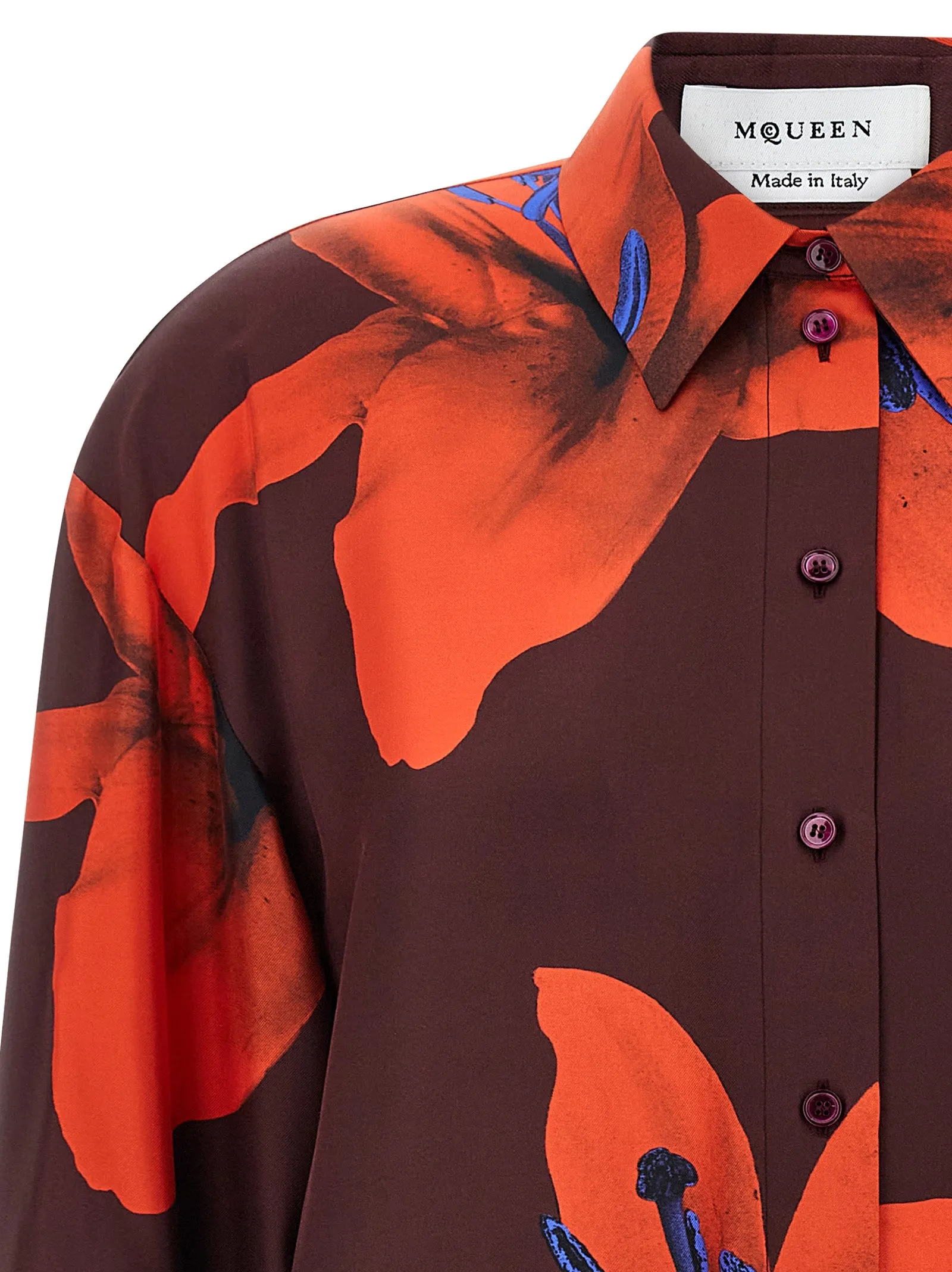 'Flame Lily' shirt sold by Lord & Taylor product image thumbnail 3