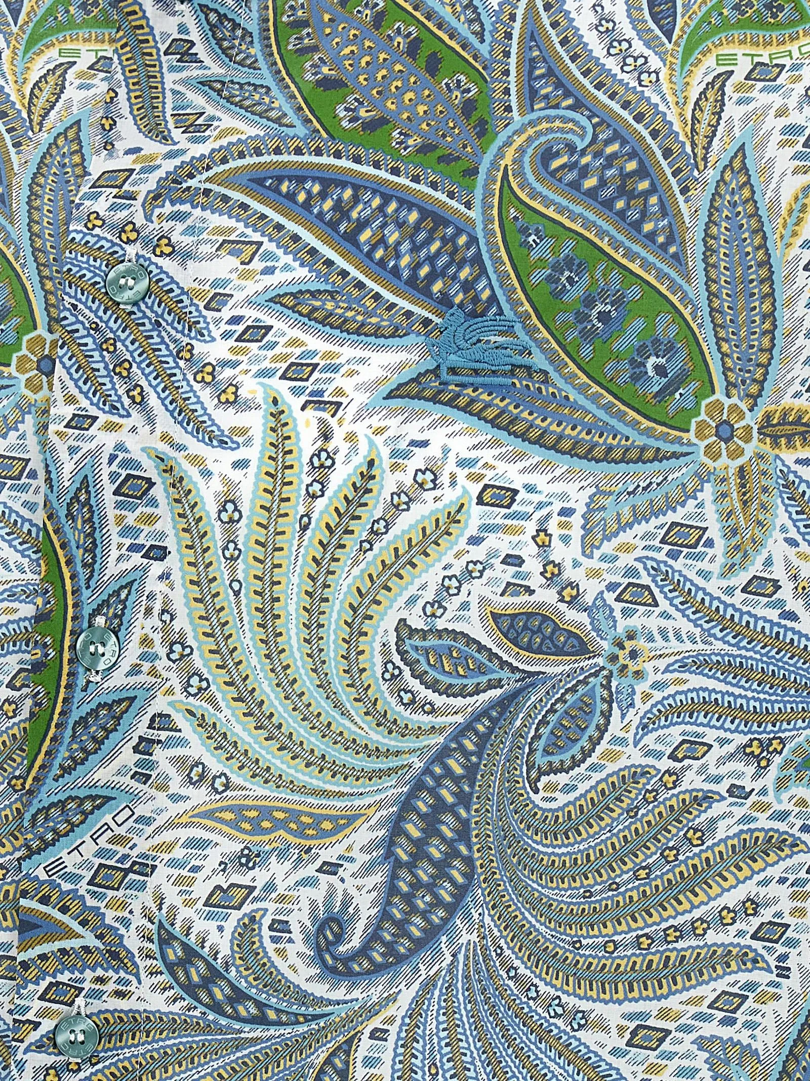 Paisley flower shirt sold by Lord & Taylor product image thumbnail 4