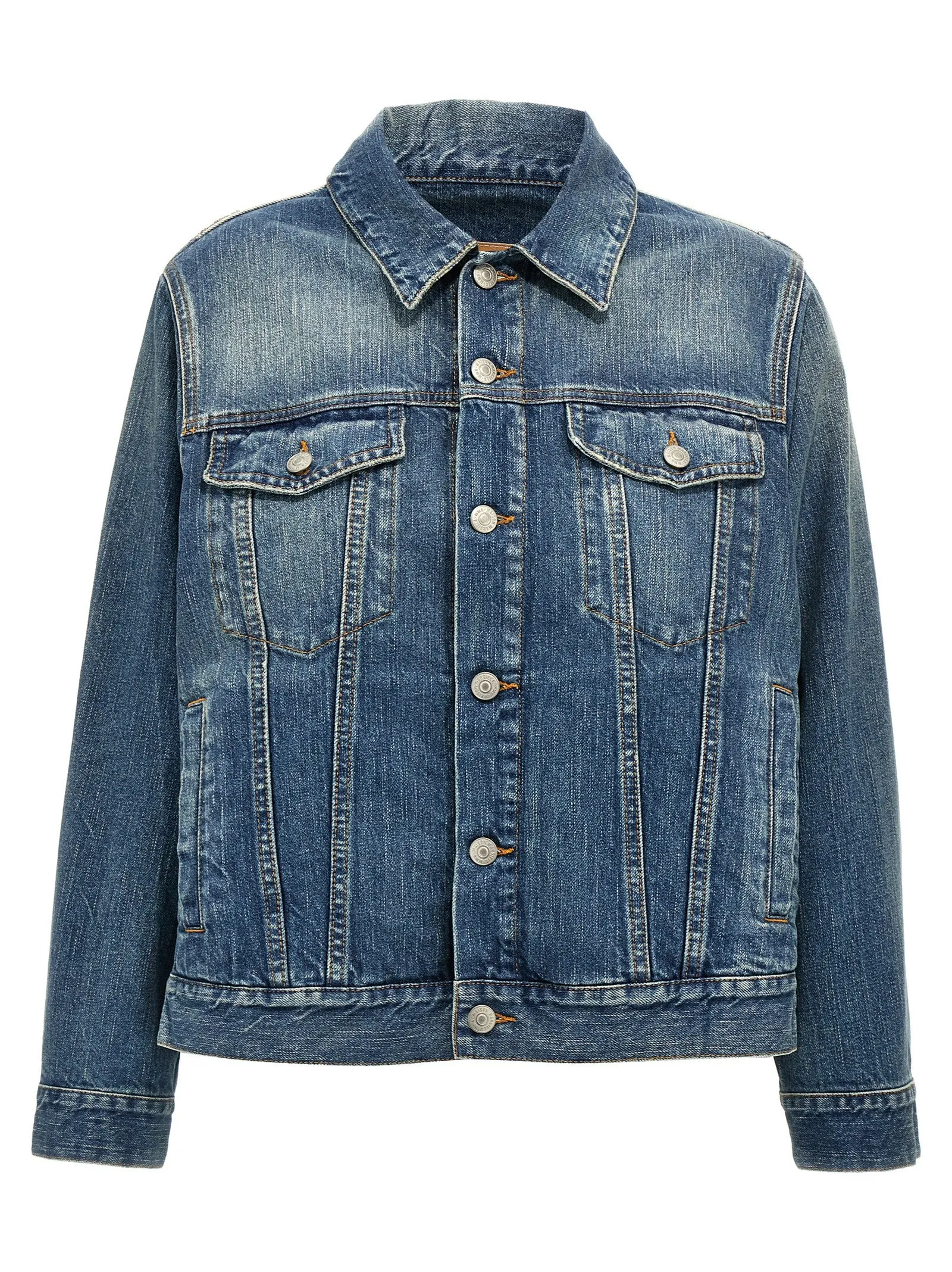 Layered denim jacket sold by Lord & Taylor